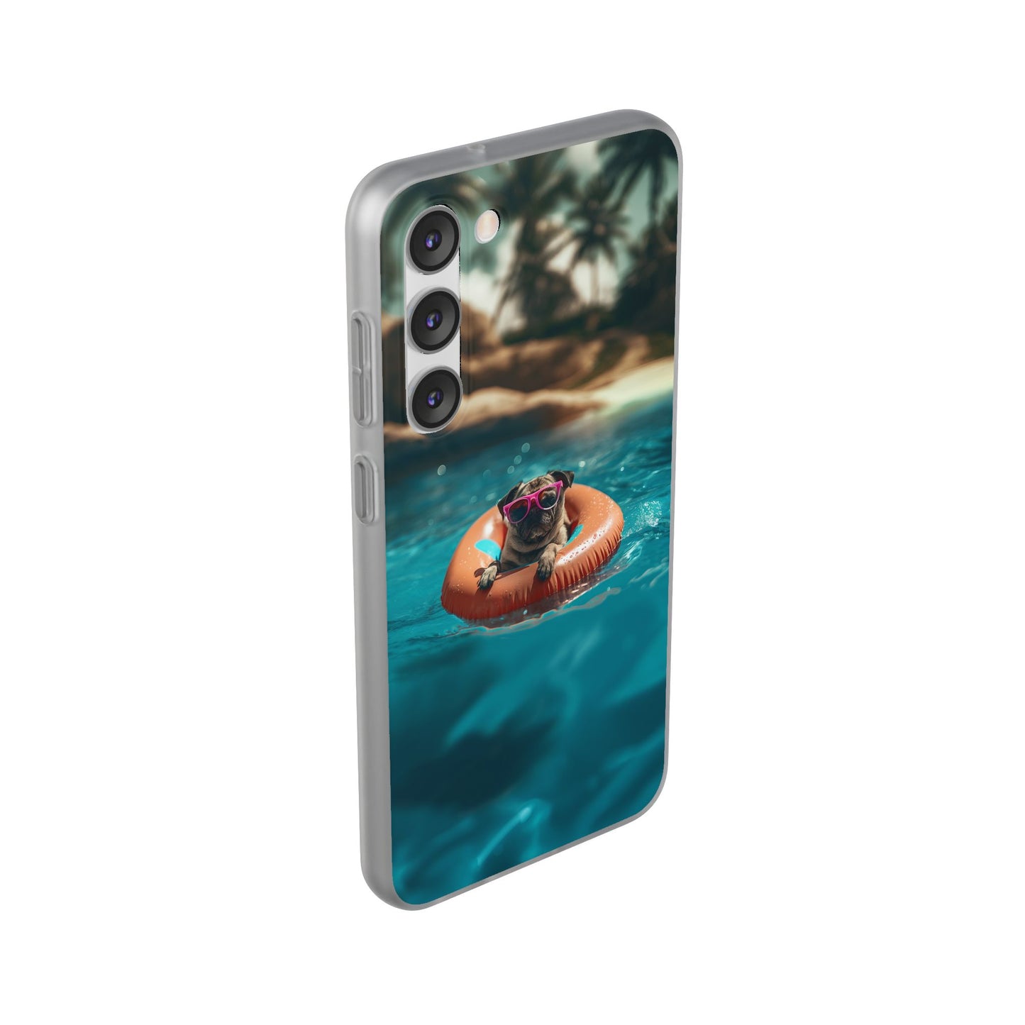 Pug Summer iPhone & Samsung Flexi Cases