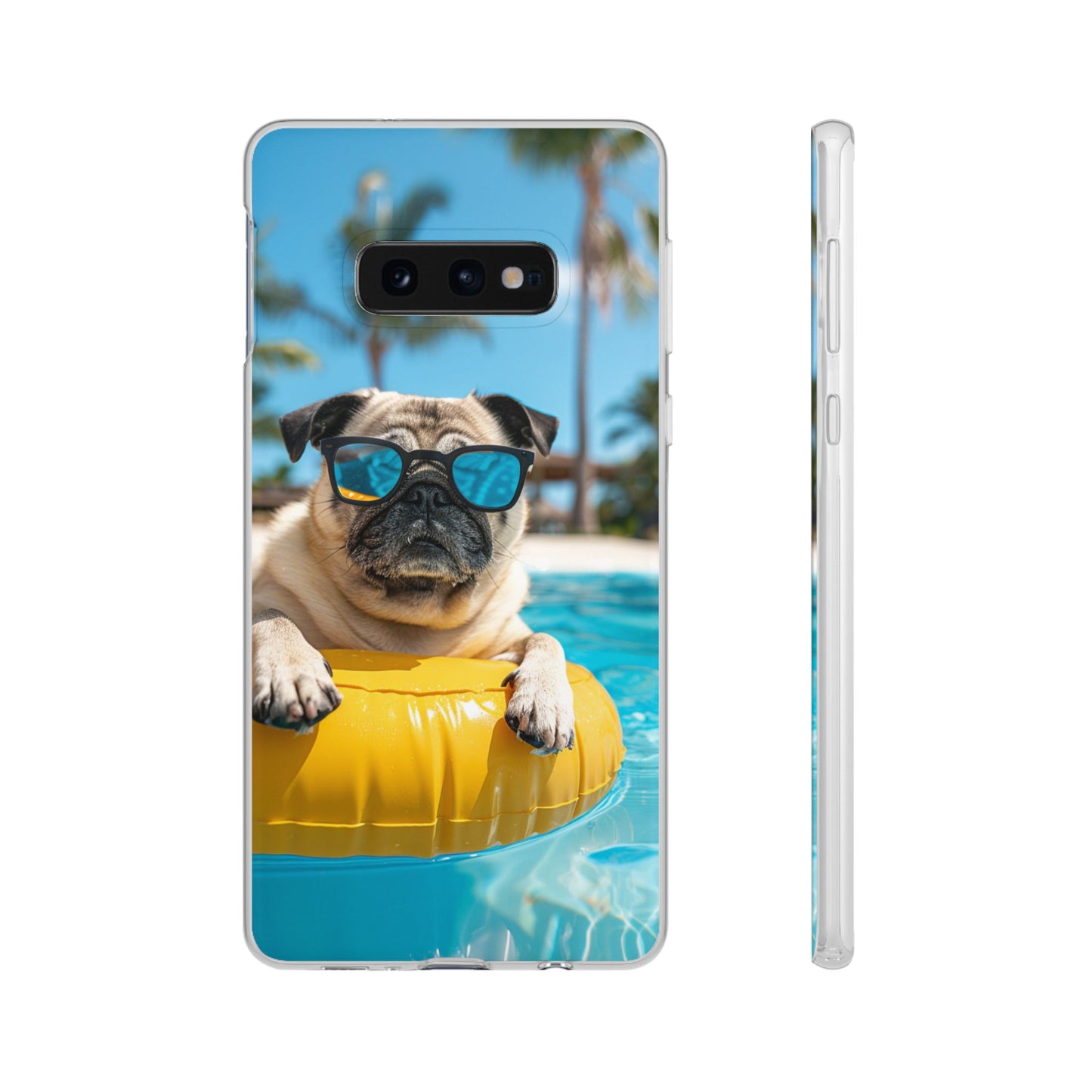 Aruba Pug Summer Option #2 iPhone & Samsung Flexi Cases