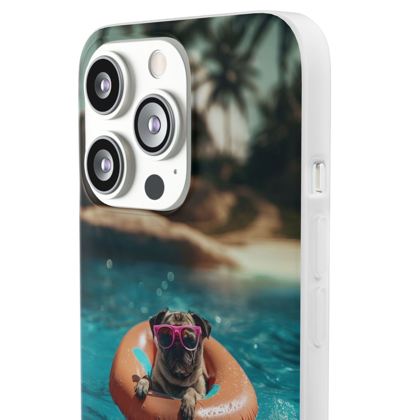 Pug Summer iPhone & Samsung Flexi Cases