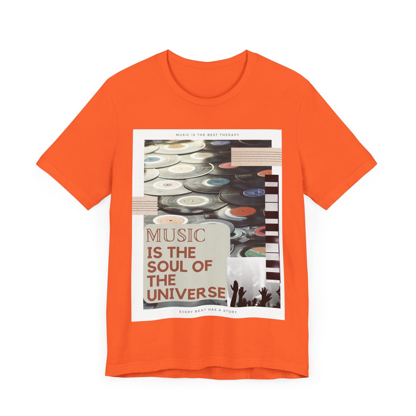 Music Is The Soul Of The Universe Unisex Jersey Short Sleeve Tee