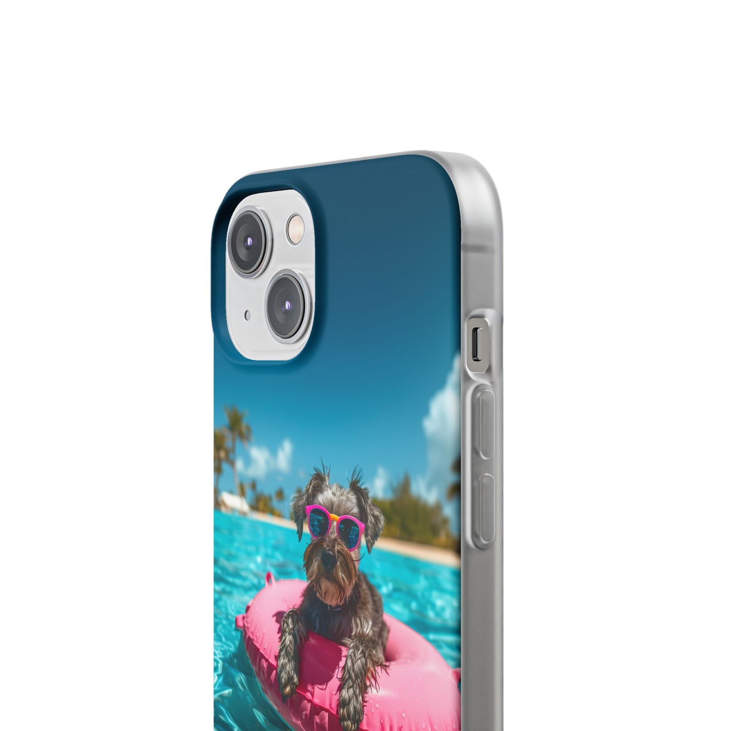 Aruba Schnauzer Summer Beach iPhone & Samsung Flexi Cases