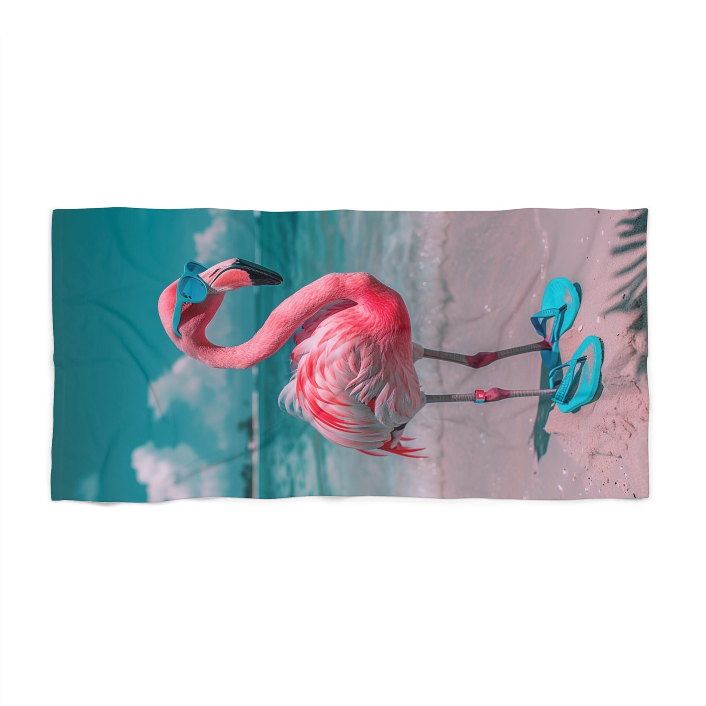 Aruba Flamingo Beach Towel
