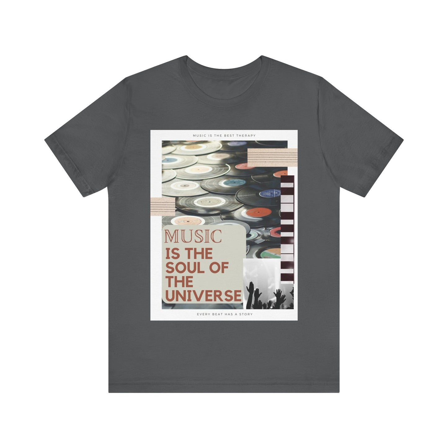 Music Is The Soul Of The Universe Unisex Jersey Short Sleeve Tee