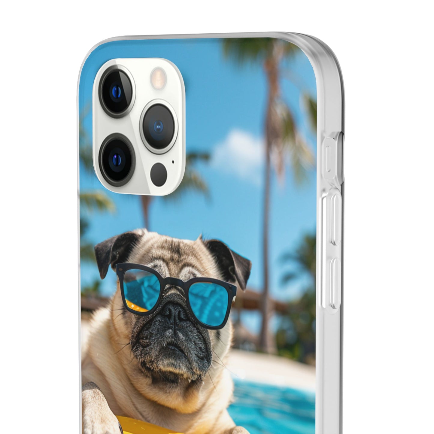 Aruba Pug Summer Option #2 iPhone & Samsung Flexi Cases