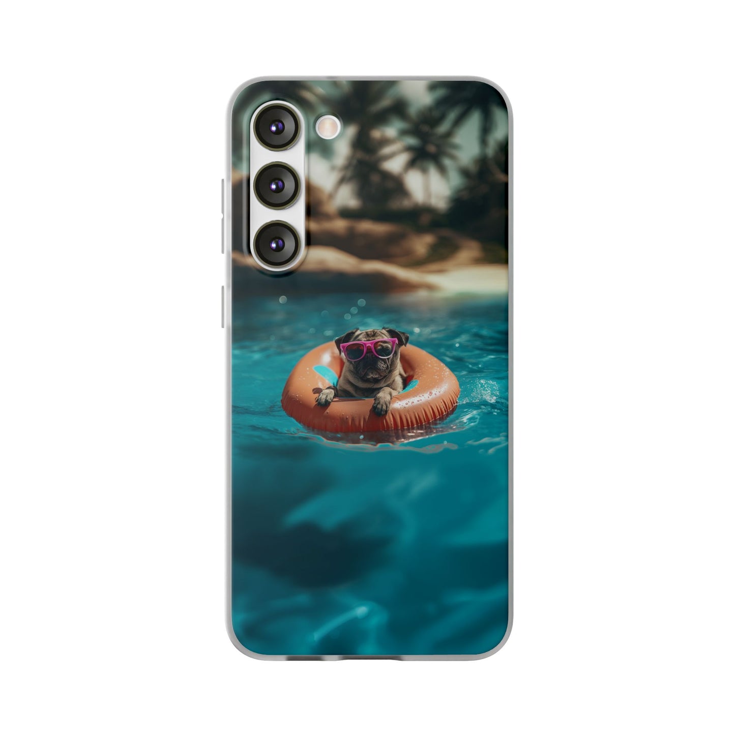 Pug Summer iPhone & Samsung Flexi Cases