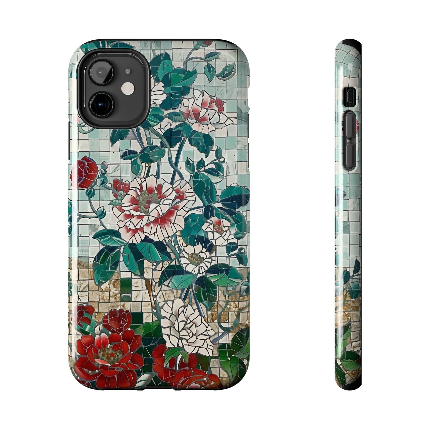 Floral Tiles Summer Tough iPhone & Samsung Cases