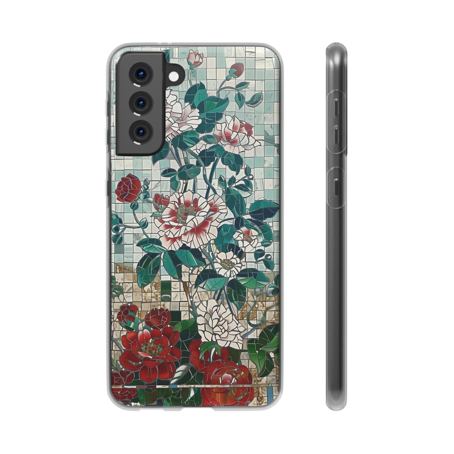 Floral Tiles Summer iPhone & Samsung Flexi Cases