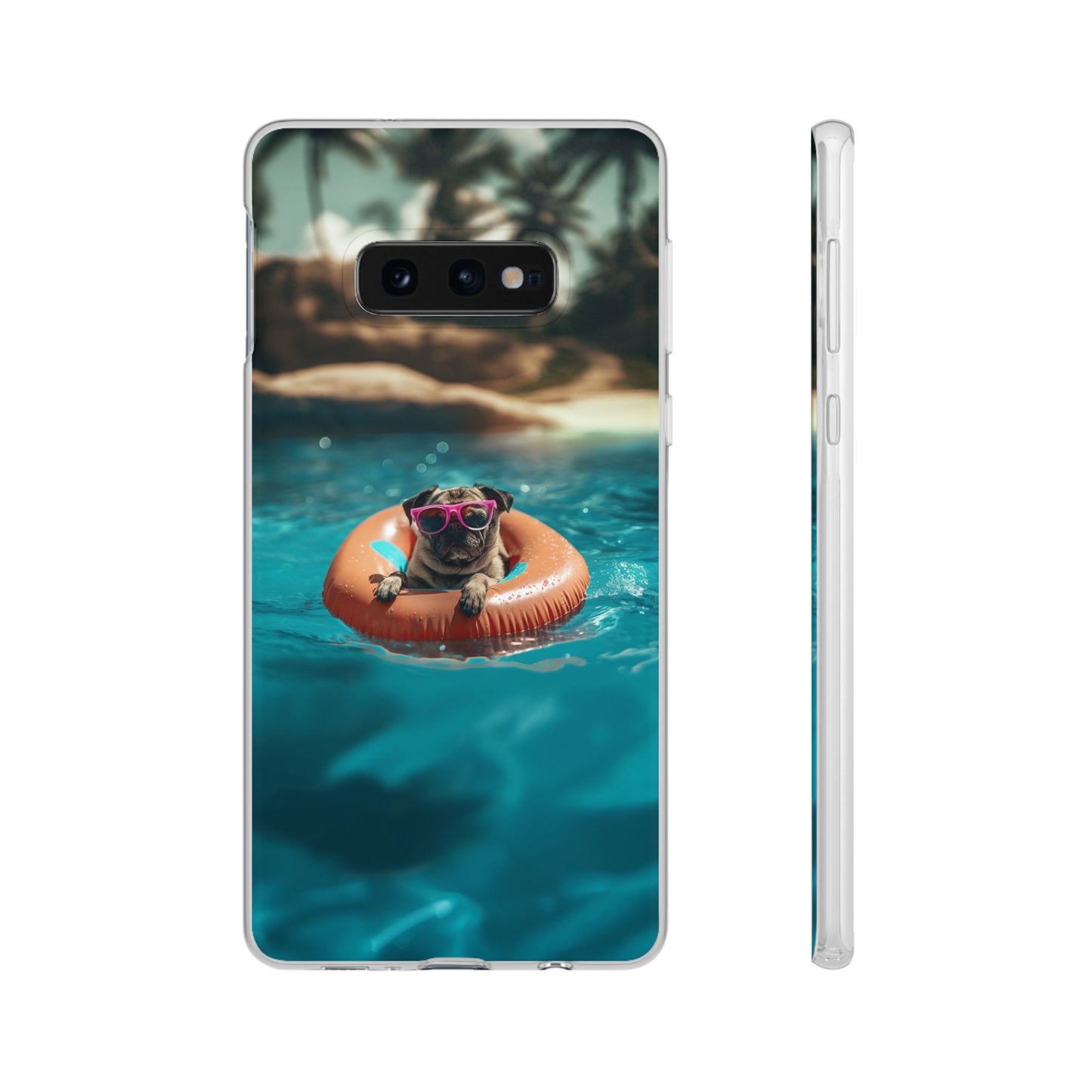 Pug Summer iPhone & Samsung Flexi Cases