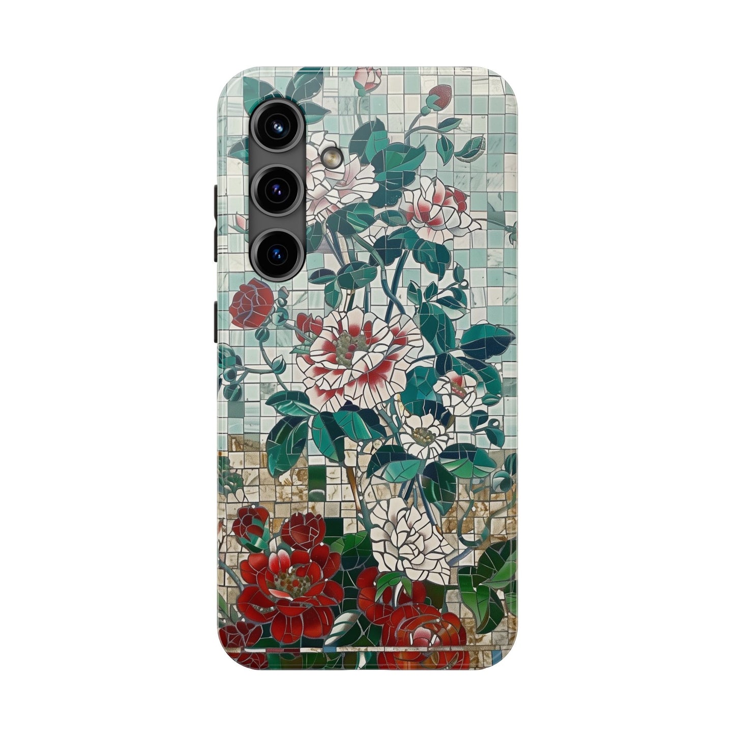 Floral Tiles Summer Tough iPhone & Samsung Cases