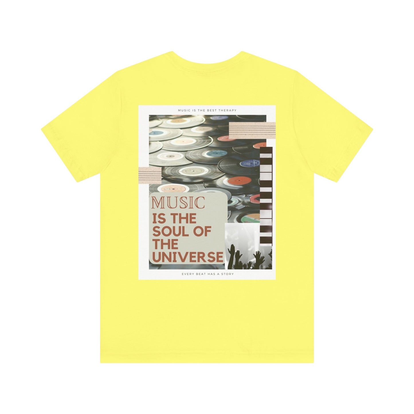 Music Is The Soul Of The Universe Unisex Jersey Short Sleeve Tee