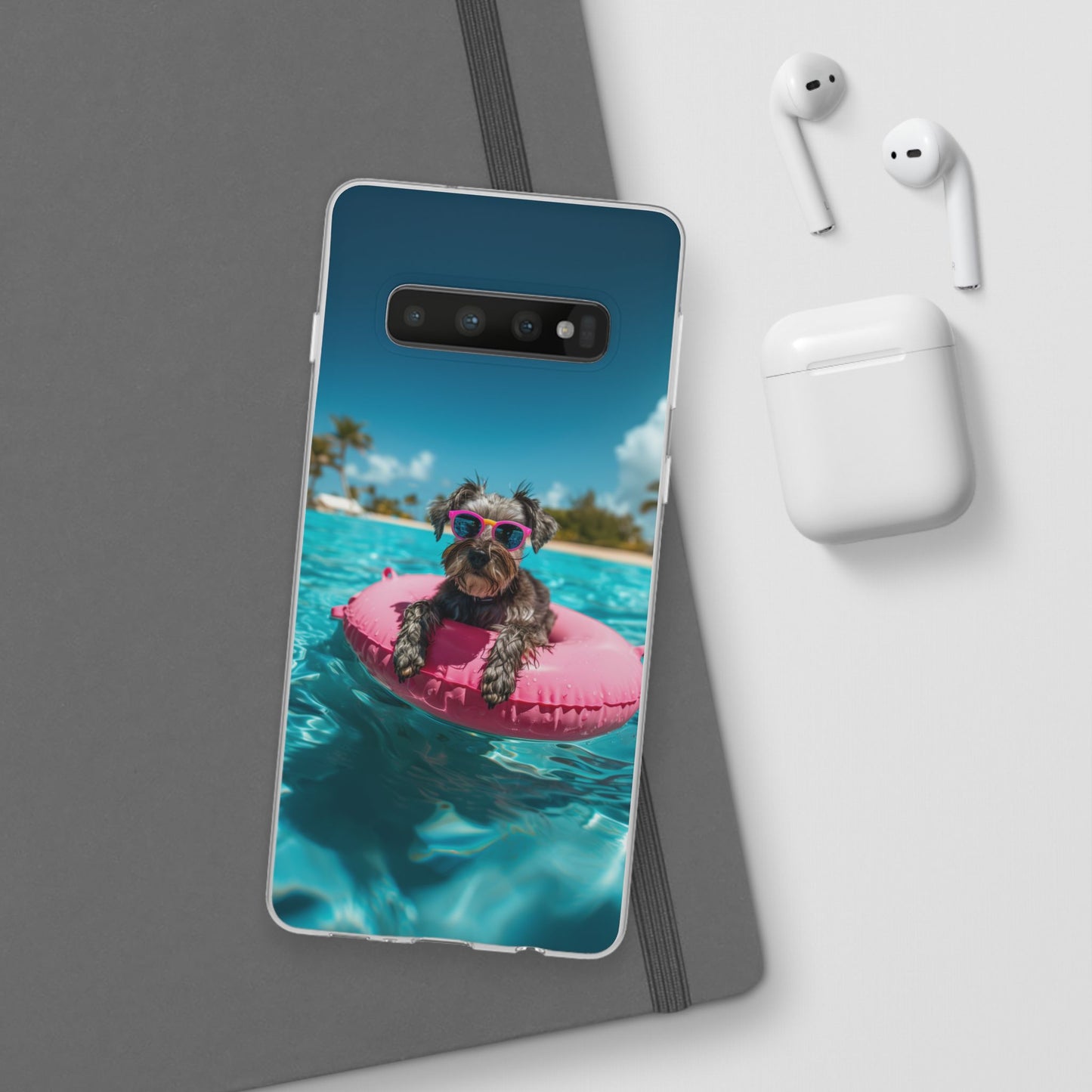 Aruba Schnauzer Summer Beach iPhone & Samsung Flexi Cases