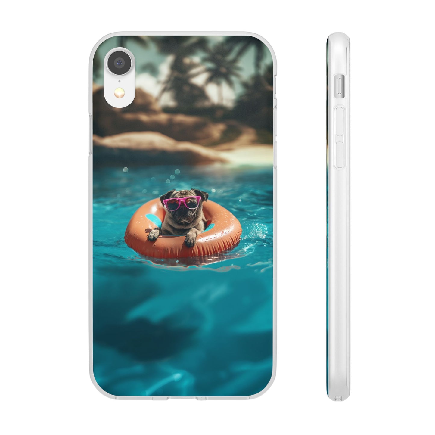 Pug Summer iPhone & Samsung Flexi Cases