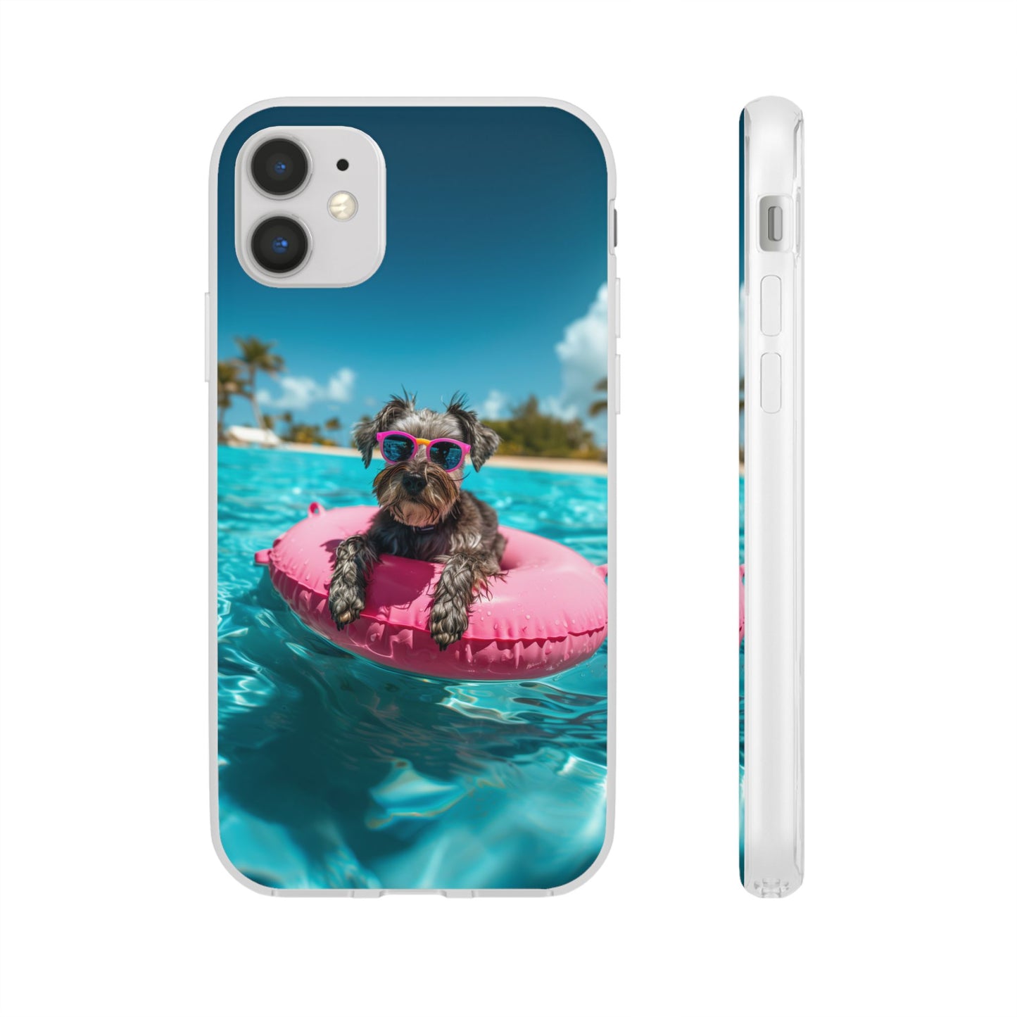 Aruba Schnauzer Summer Beach iPhone & Samsung Flexi Cases