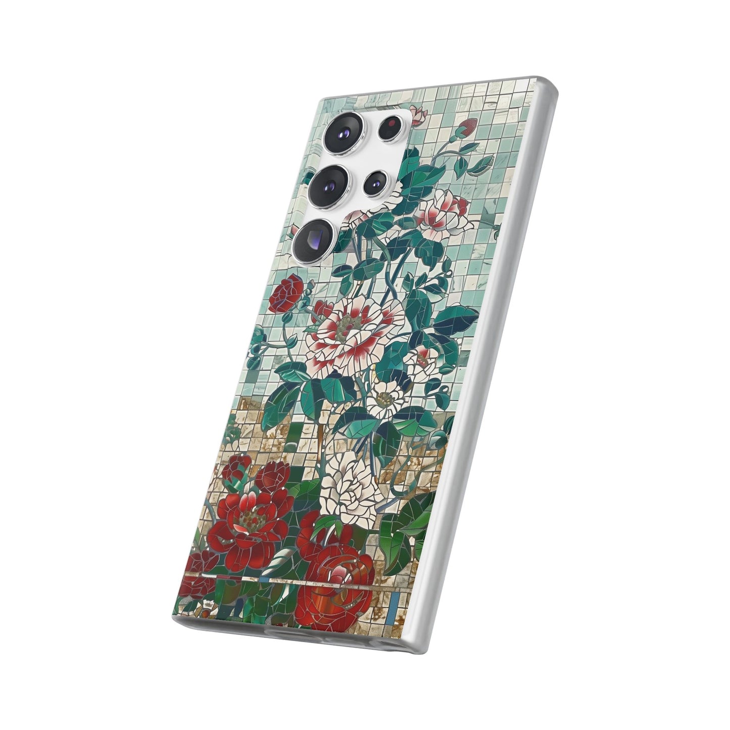 Floral Tiles Summer iPhone & Samsung Flexi Cases