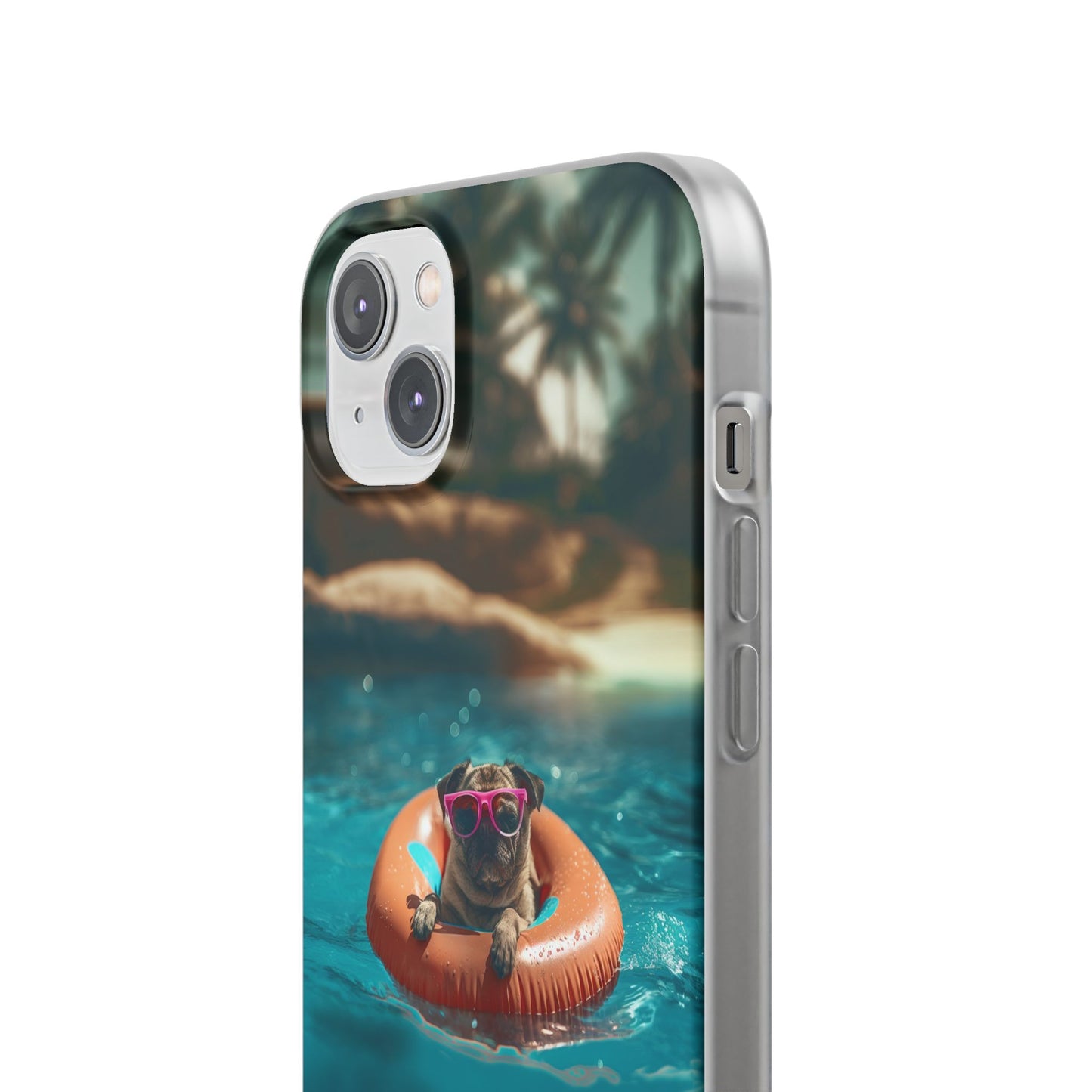 Pug Summer iPhone & Samsung Flexi Cases