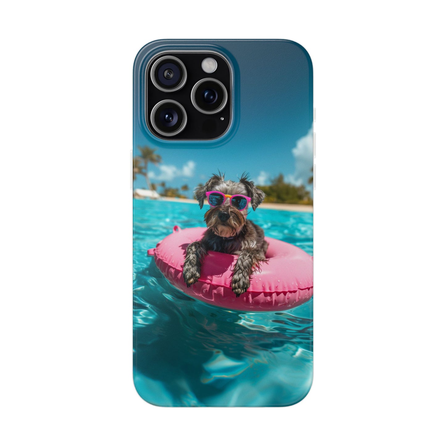 Aruba Schnauzer Summer Beach iPhone & Samsung Flexi Cases