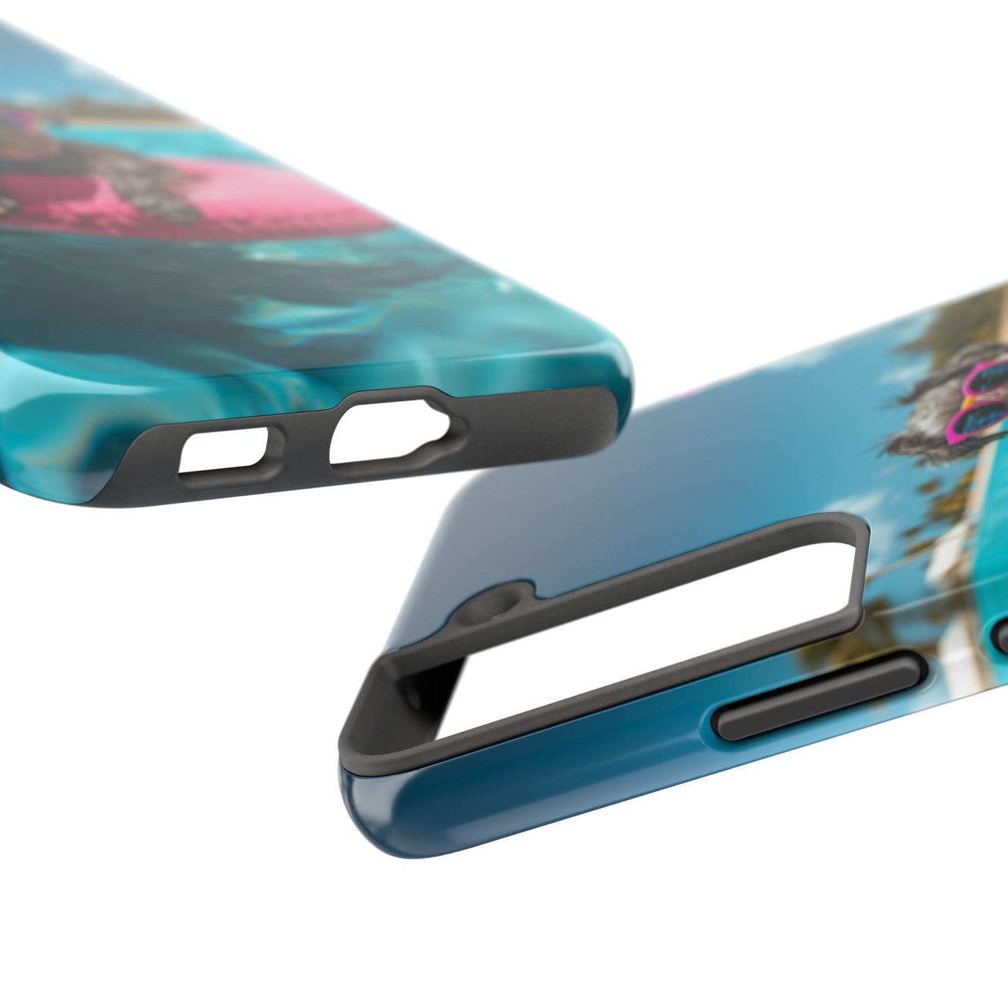 Schnauzer Summer Beach Tough iPhone & Samsung Cases