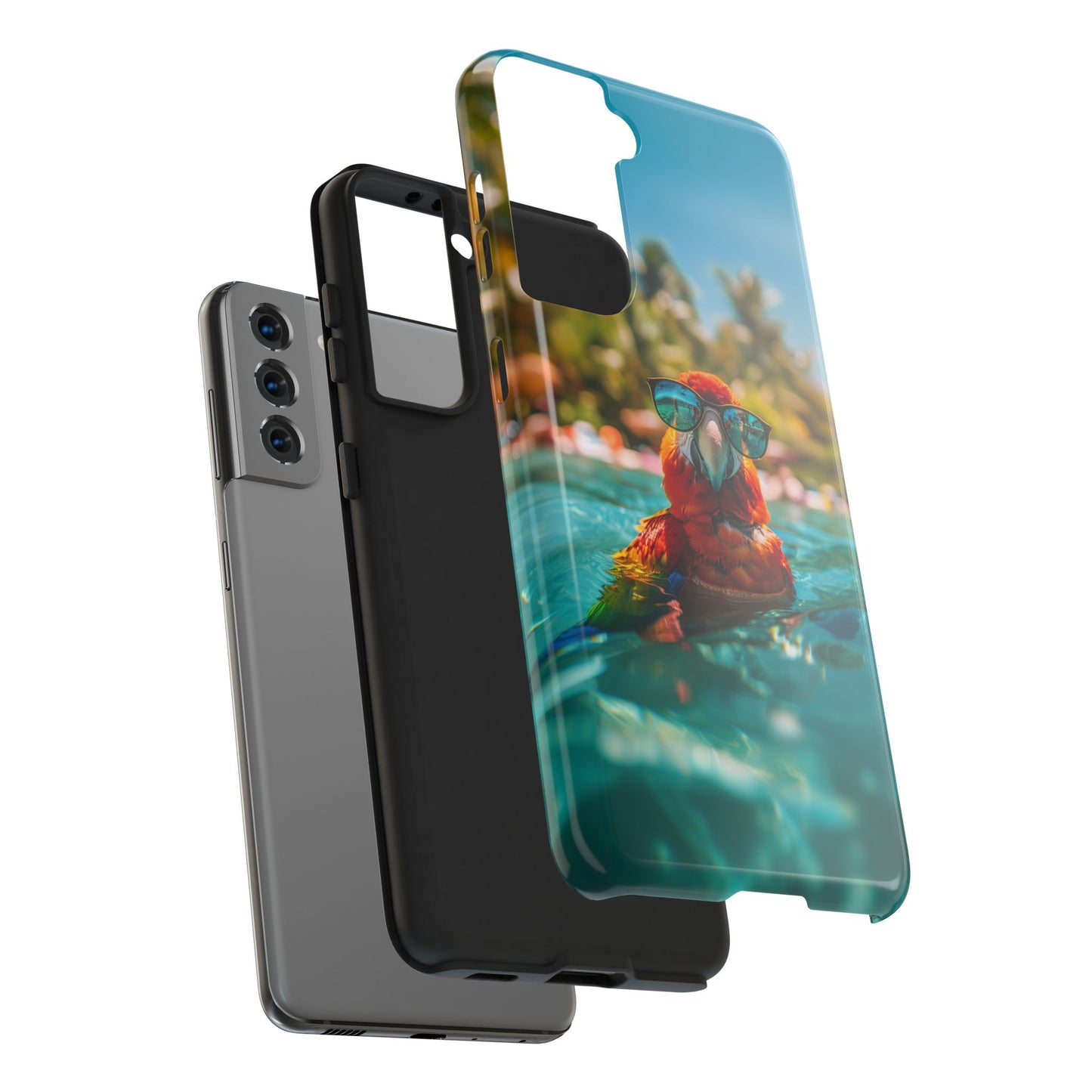 Parrot Summer Tough iPhone & Samsung Cases