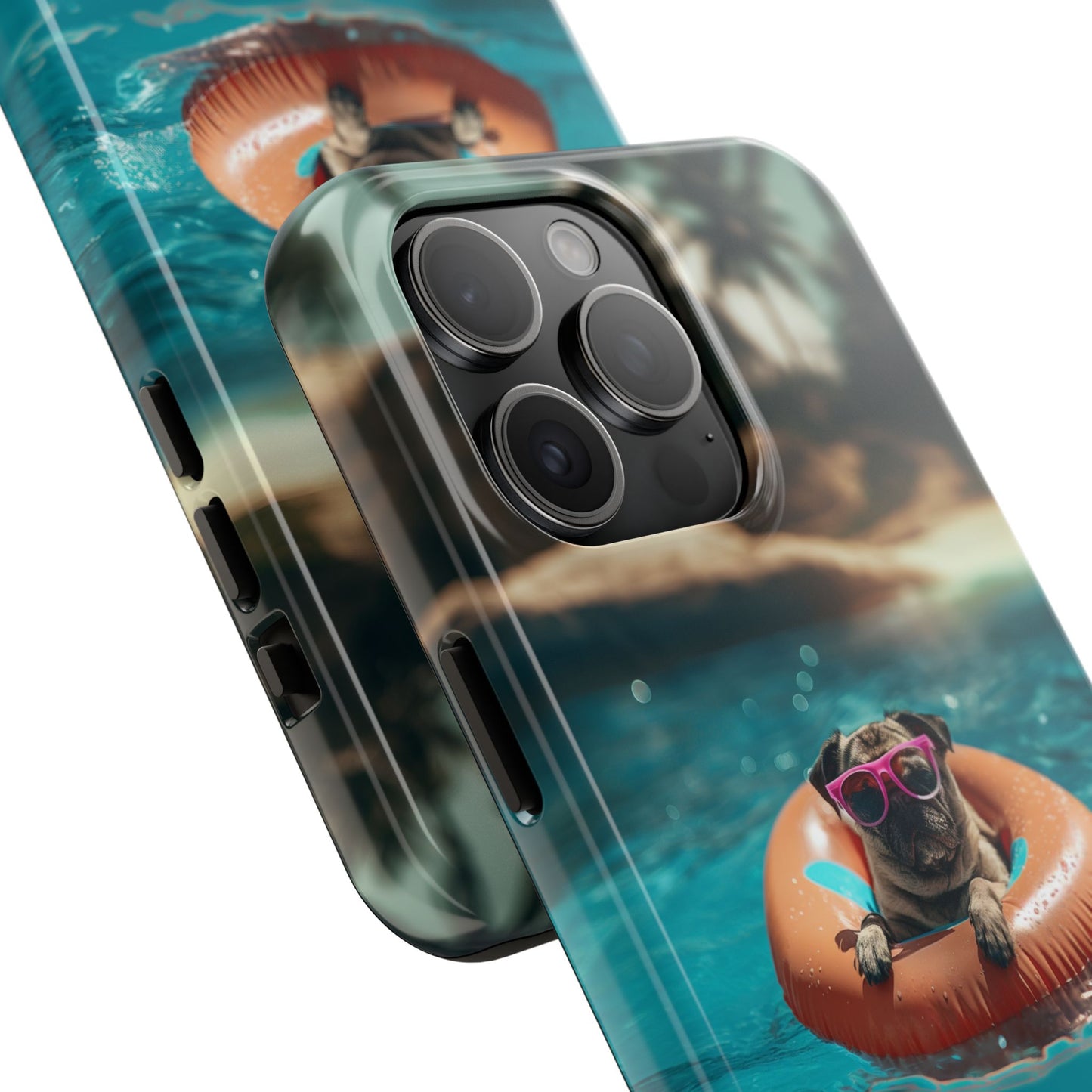 Pug Summer Tough iPhone & Samsung Cases