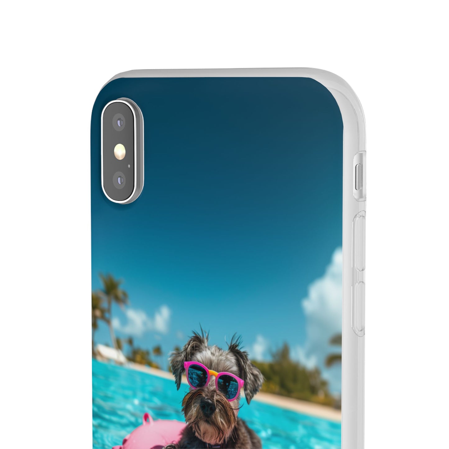 Aruba Schnauzer Summer Beach iPhone & Samsung Flexi Cases