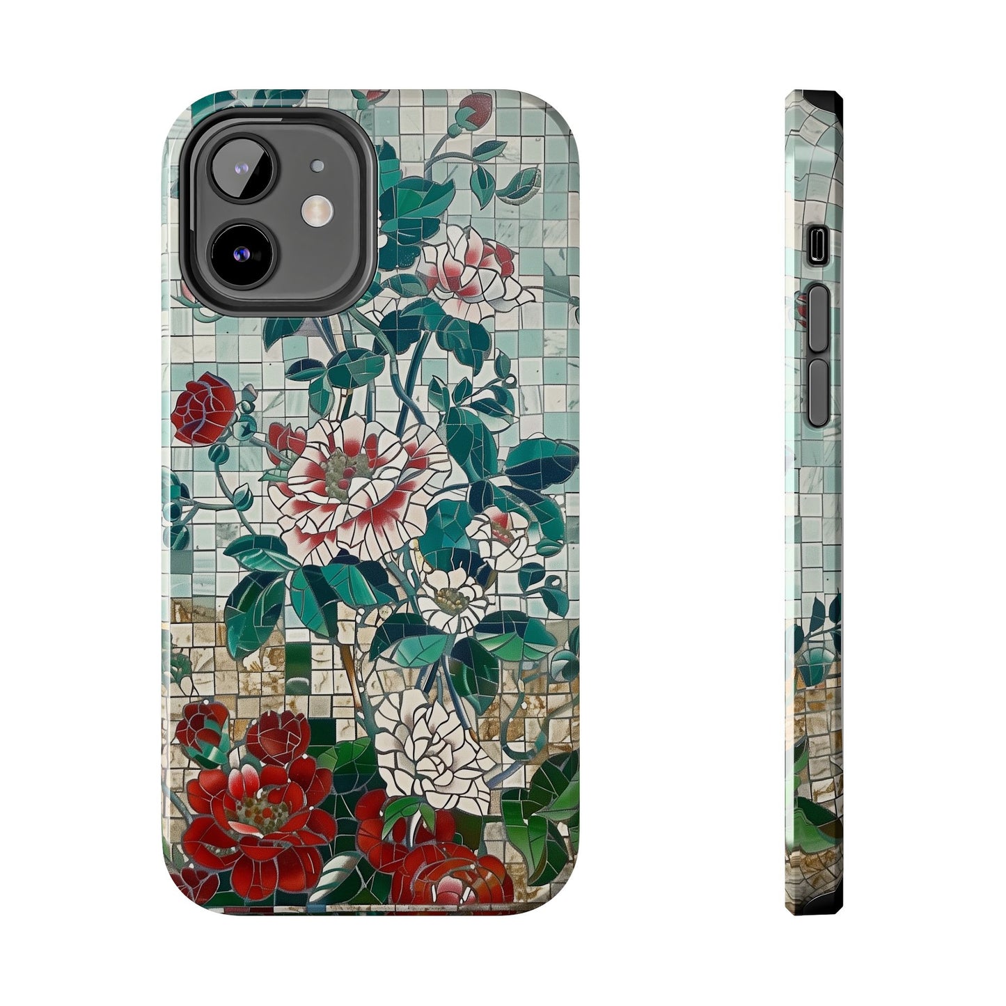 Floral Tiles Summer Tough iPhone & Samsung Cases