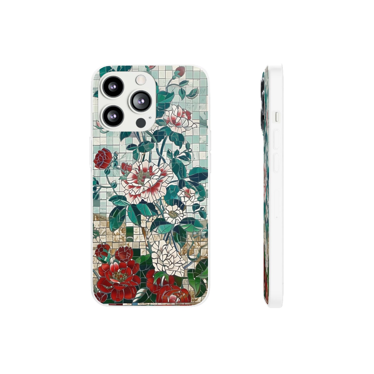 Floral Tiles Summer iPhone & Samsung Flexi Cases