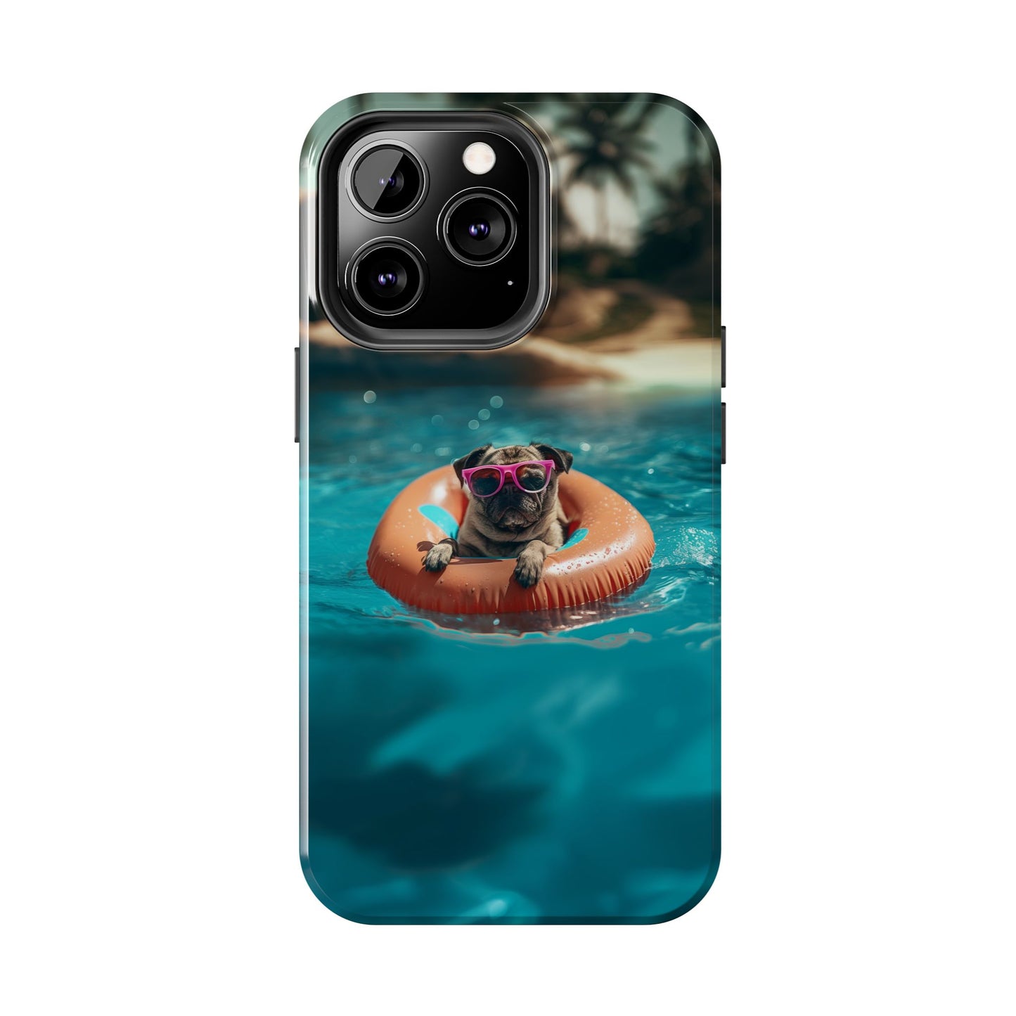 Pug Summer Tough iPhone & Samsung Cases