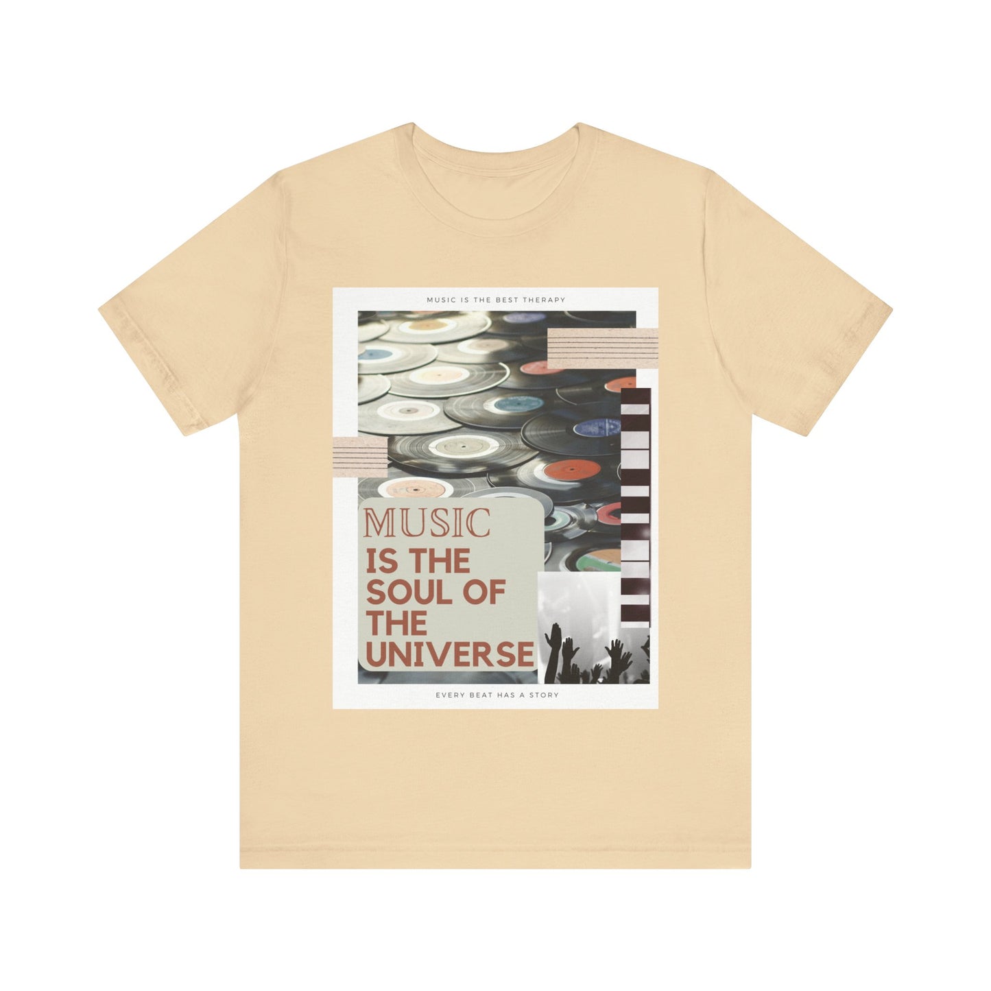 Music Is The Soul Of The Universe Unisex Jersey Short Sleeve Tee