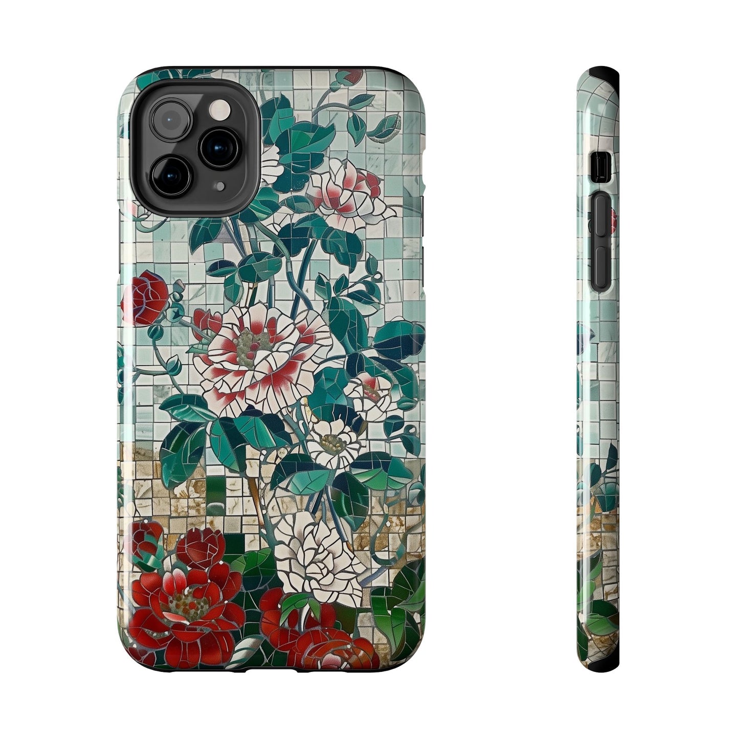 Floral Tiles Summer Tough iPhone & Samsung Cases