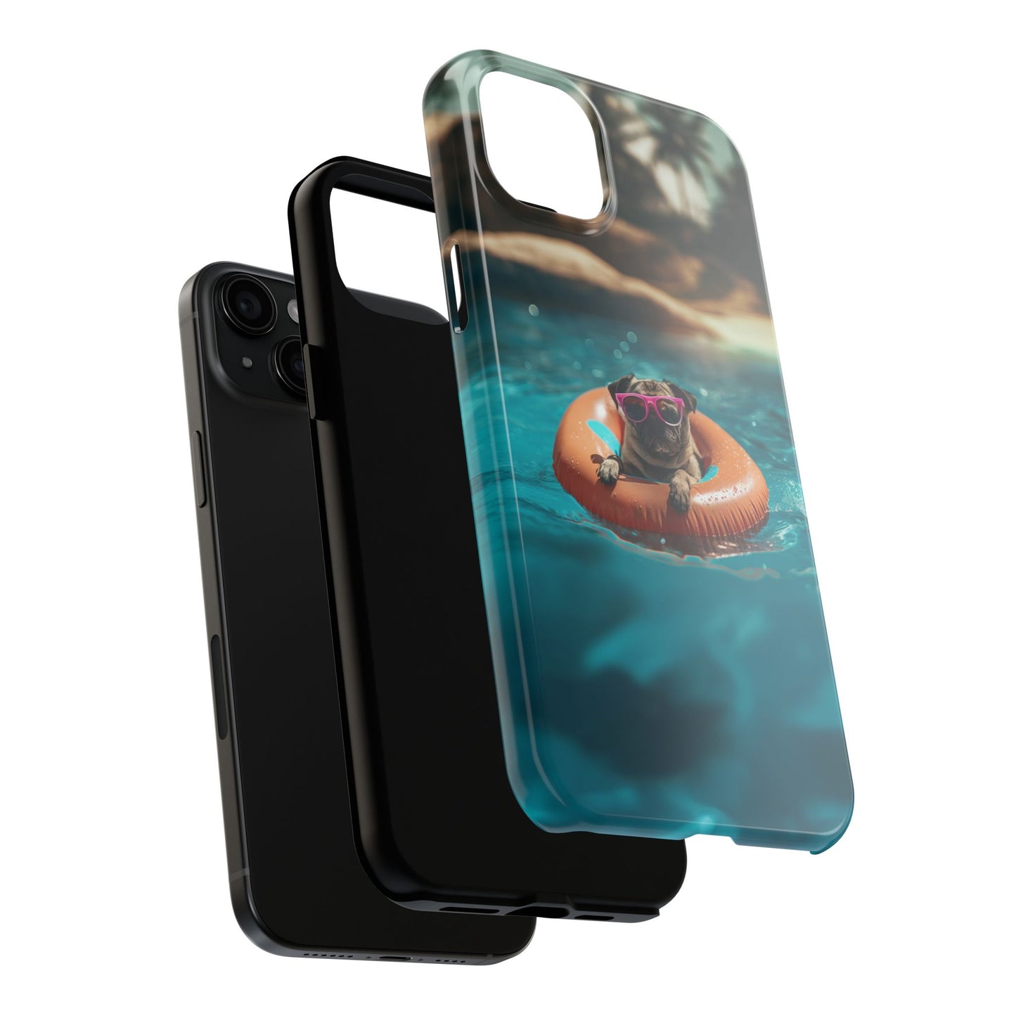 Pug Summer Tough iPhone & Samsung Cases