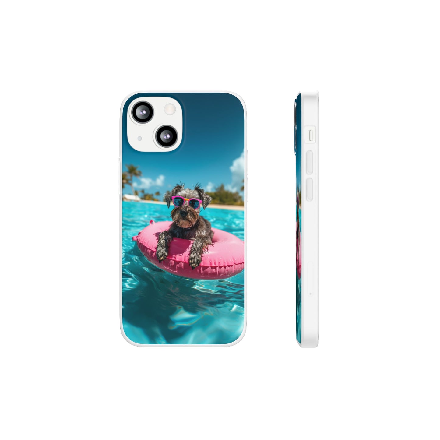 Aruba Schnauzer Summer Beach iPhone & Samsung Flexi Cases