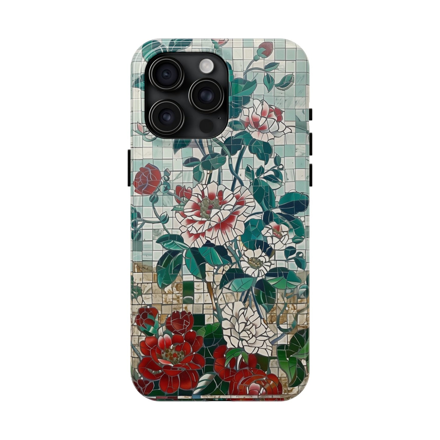 Floral Tiles Summer Tough iPhone & Samsung Cases