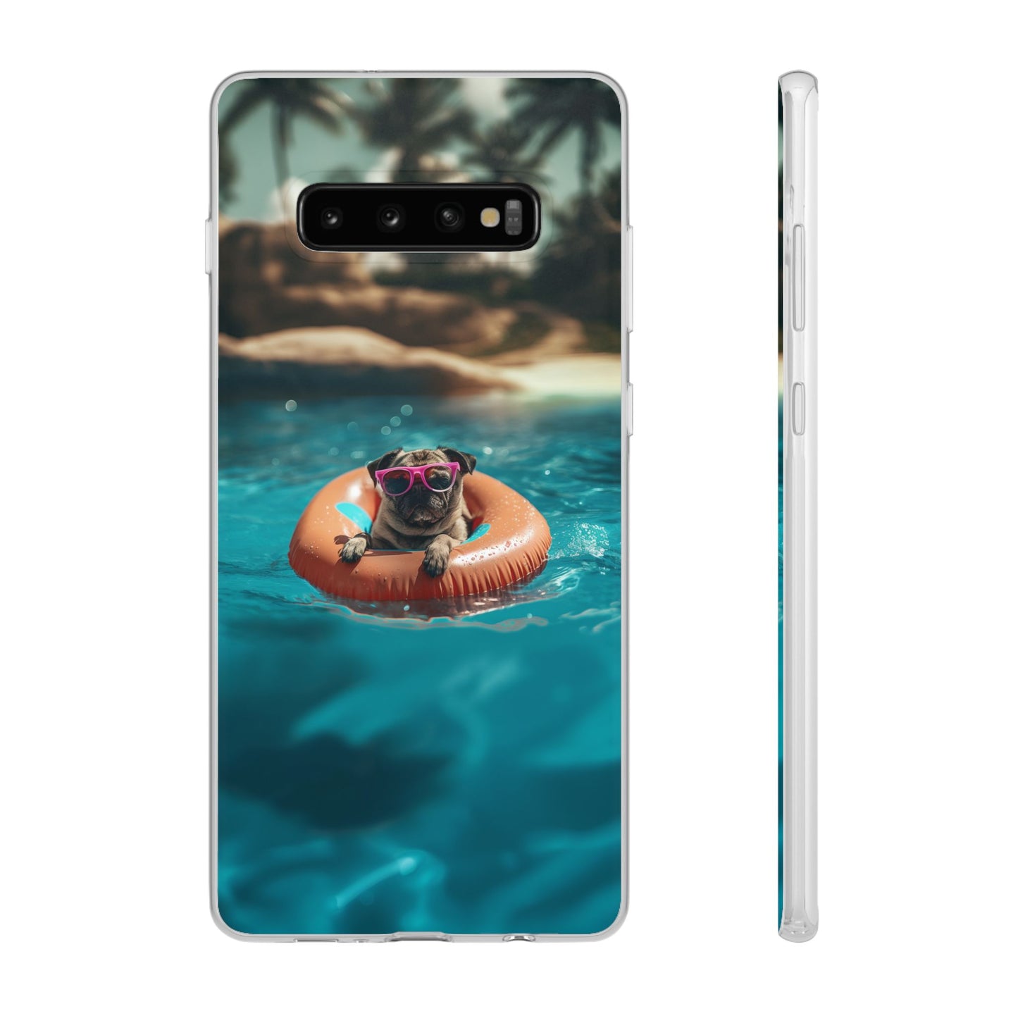Pug Summer iPhone & Samsung Flexi Cases