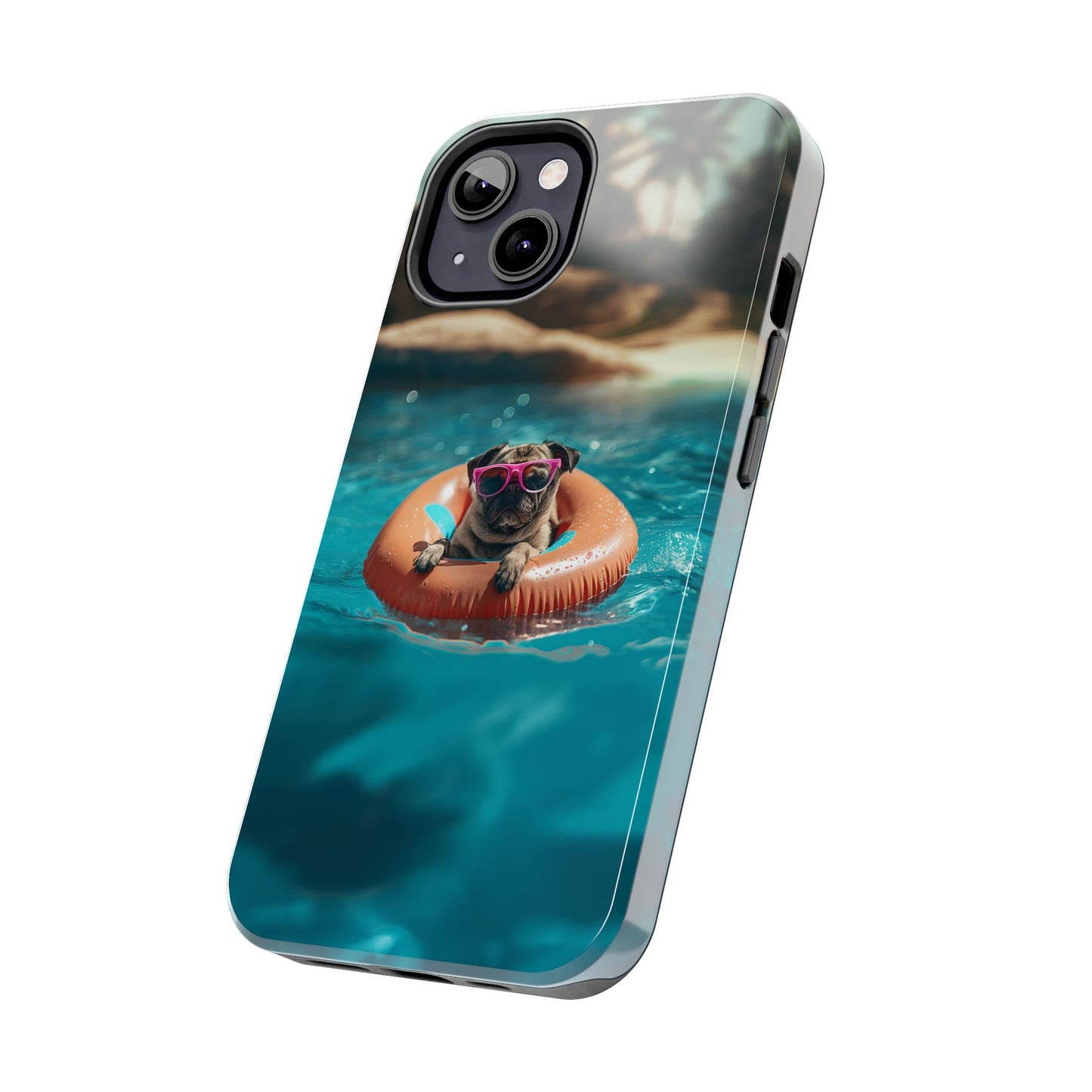 Pug Summer Tough iPhone & Samsung Cases