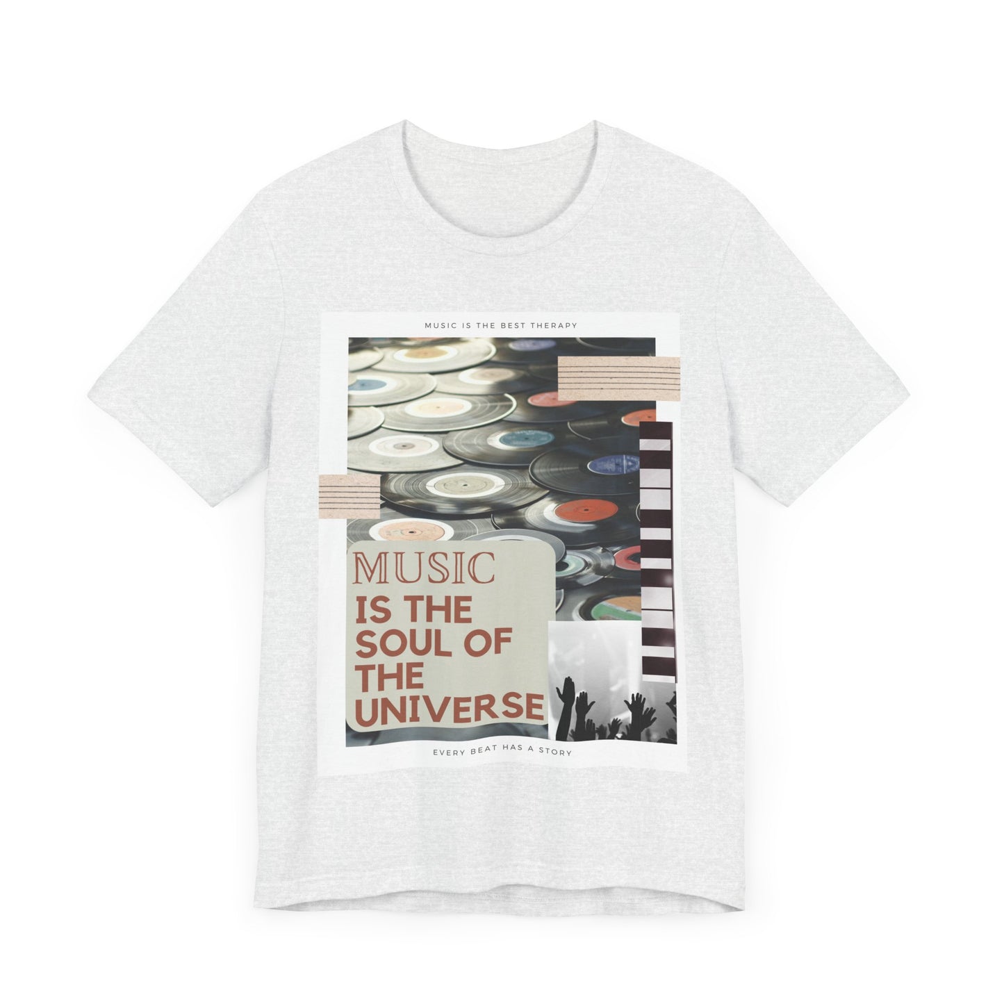 Music Is The Soul Of The Universe Unisex Jersey Short Sleeve Tee