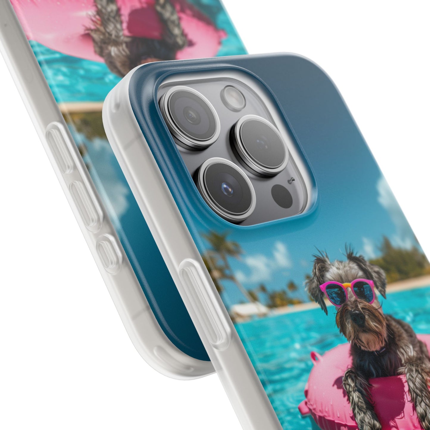 Aruba Schnauzer Summer Beach iPhone & Samsung Flexi Cases