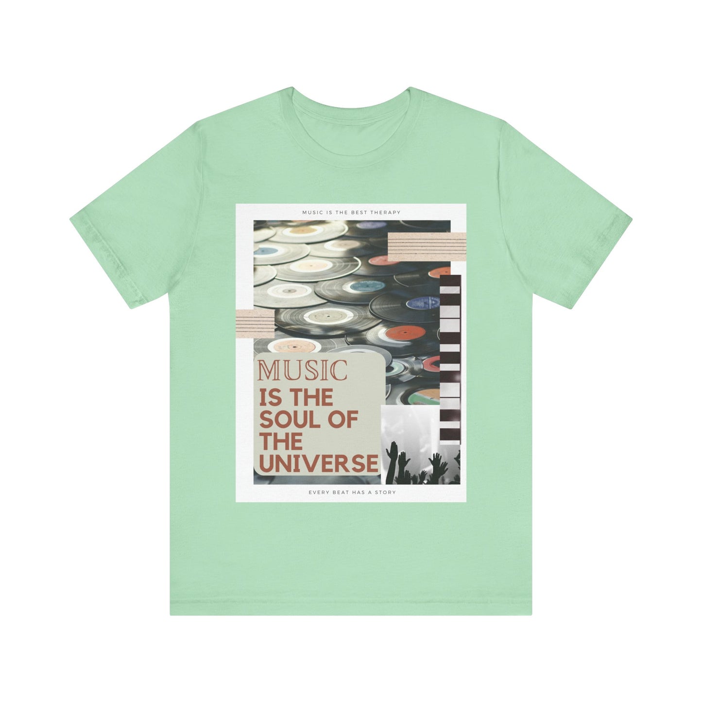 Music Is The Soul Of The Universe Unisex Jersey Short Sleeve Tee