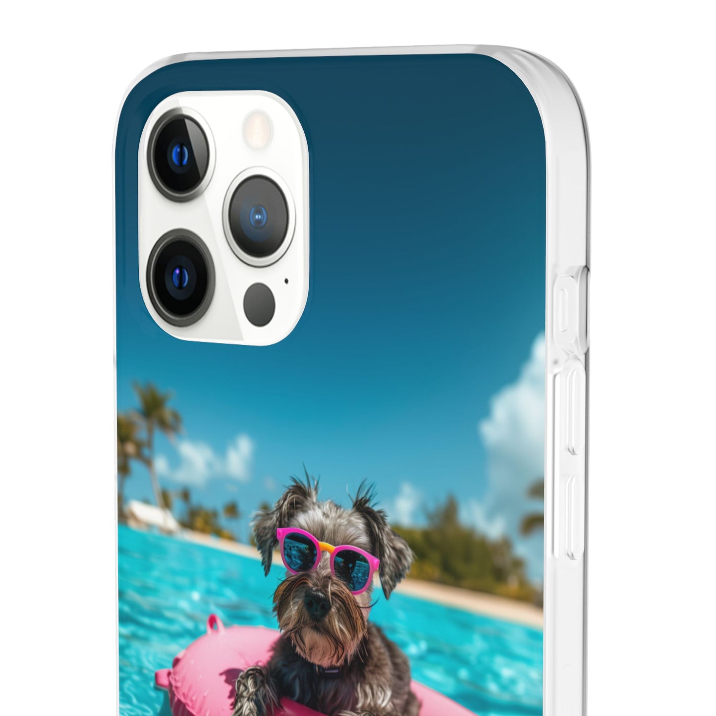 Aruba Schnauzer Summer Beach iPhone & Samsung Flexi Cases