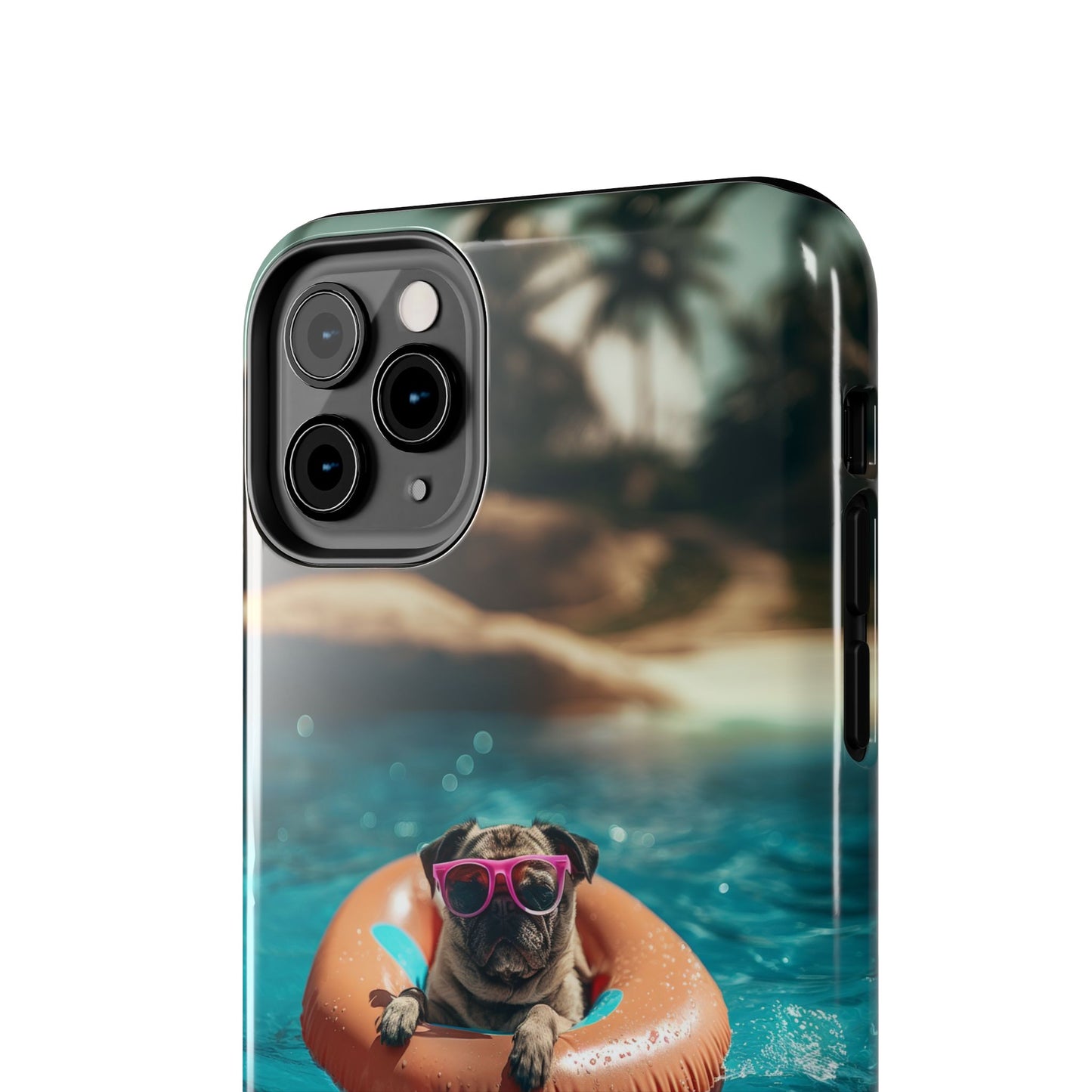 Pug Summer Tough iPhone & Samsung Cases