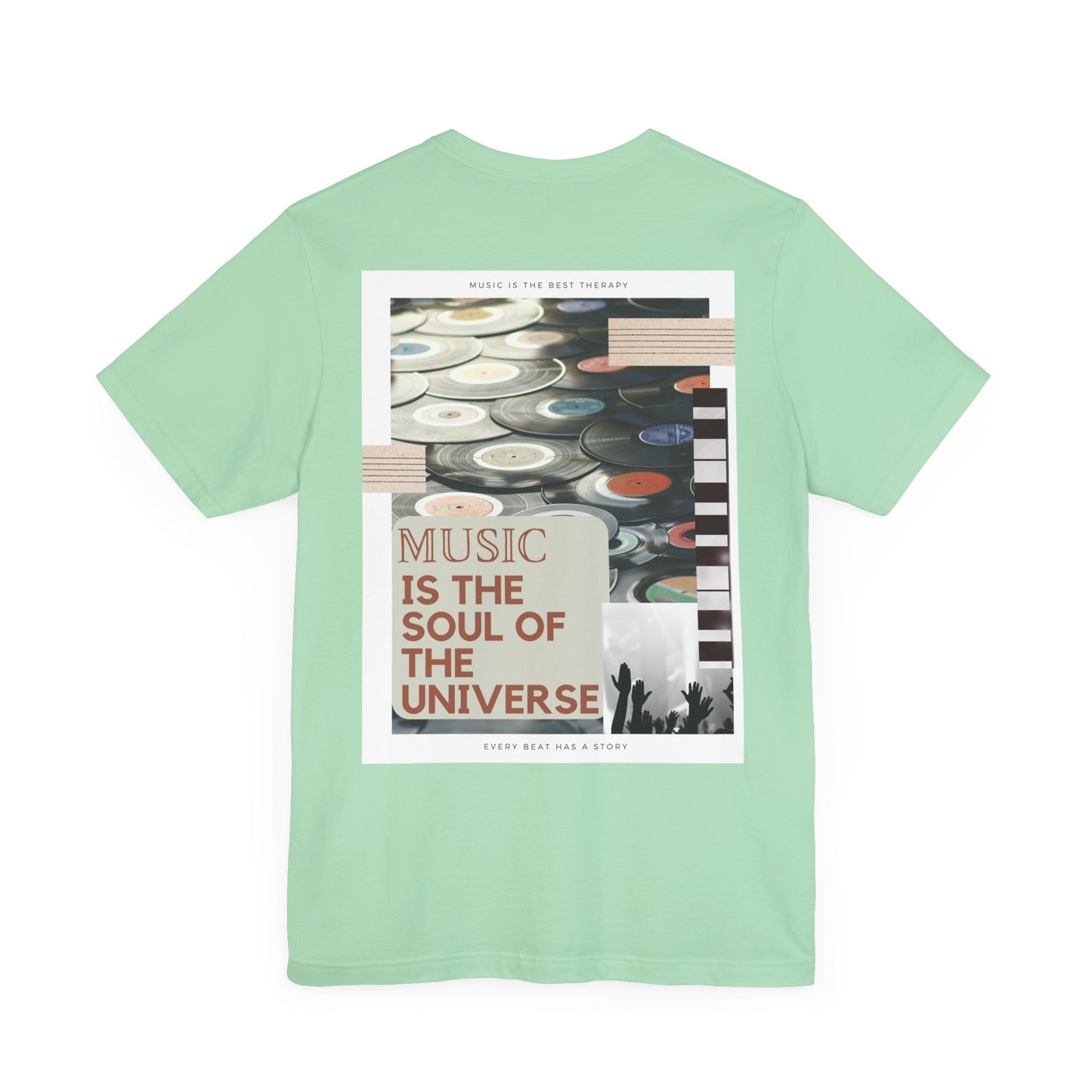 Music Is The Soul Of The Universe Unisex Jersey Short Sleeve Tee