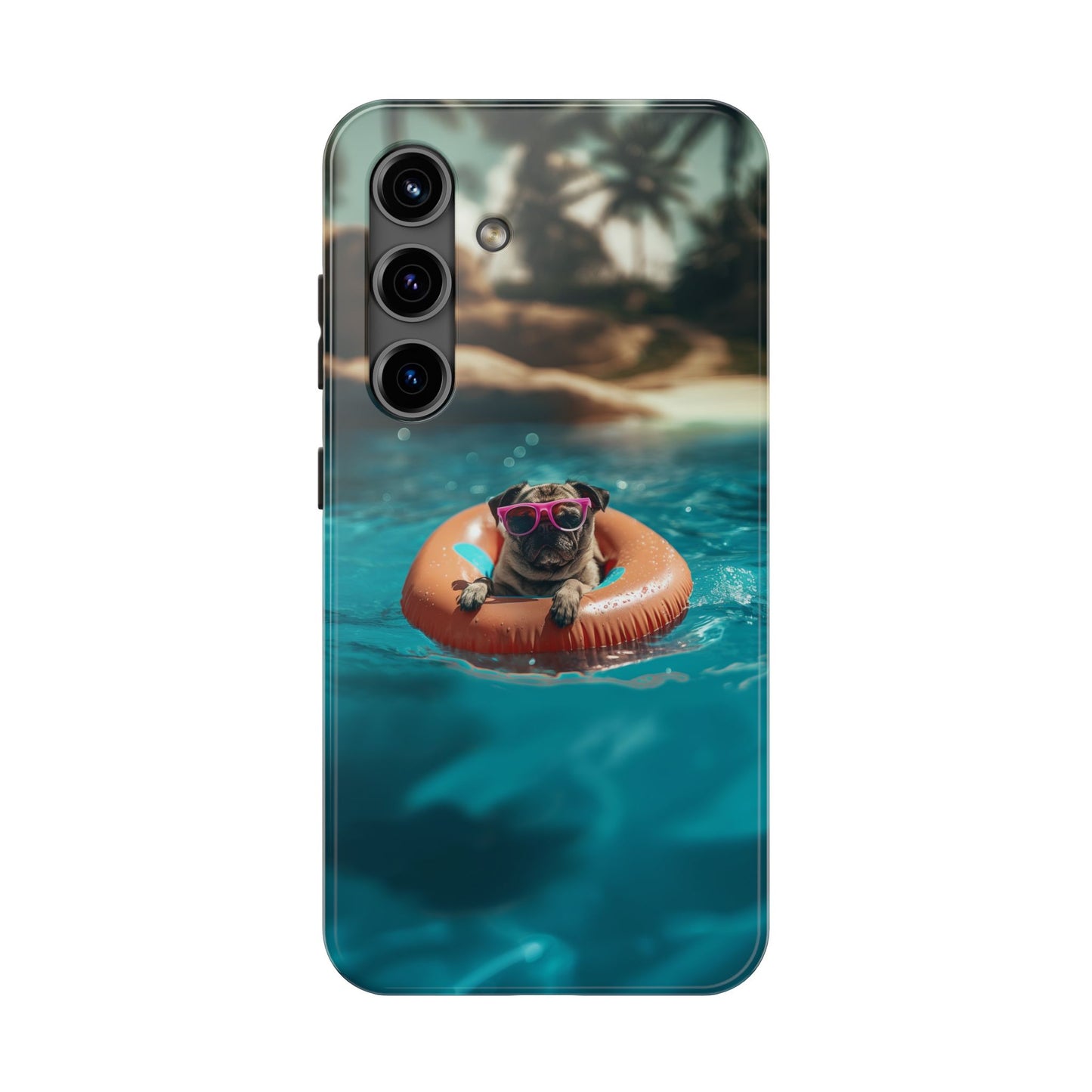 Pug Summer Tough iPhone & Samsung Cases