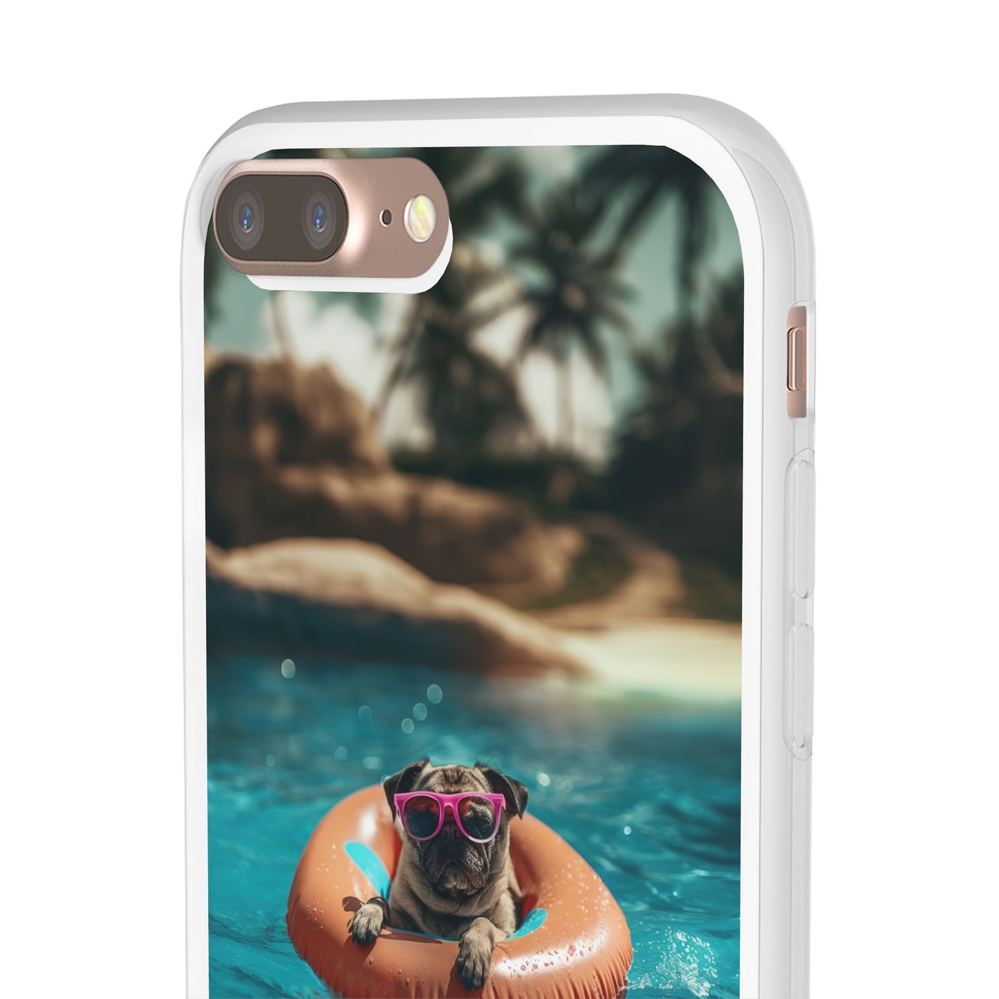 Pug Summer iPhone & Samsung Flexi Cases