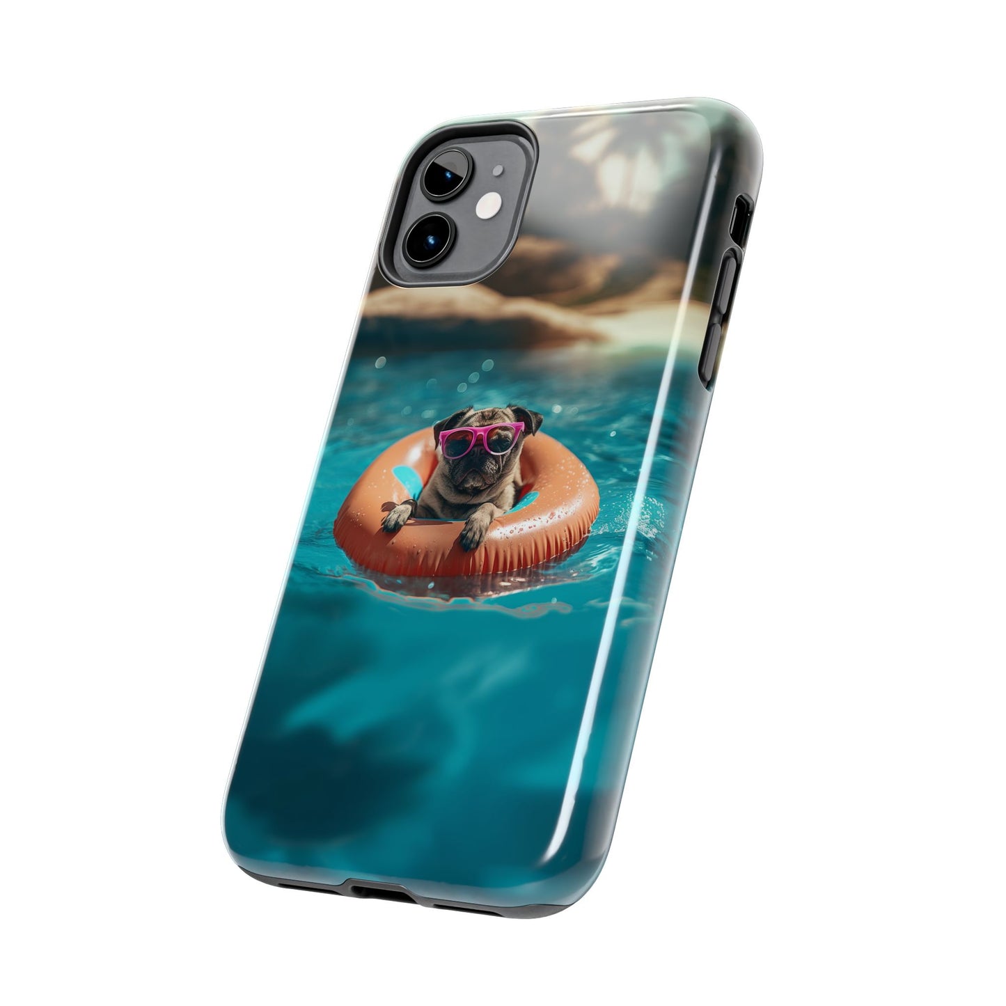 Pug Summer Tough iPhone & Samsung Cases