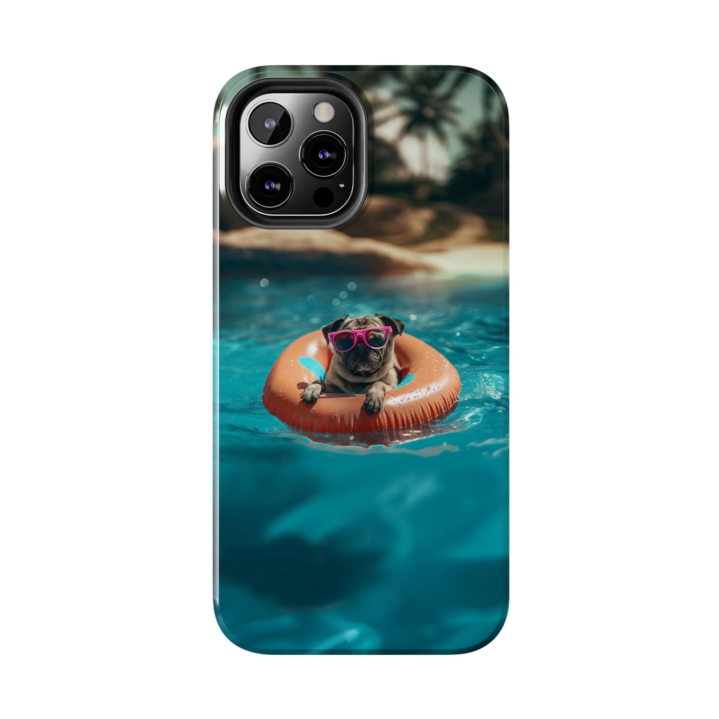 Pug Summer Tough iPhone & Samsung Cases