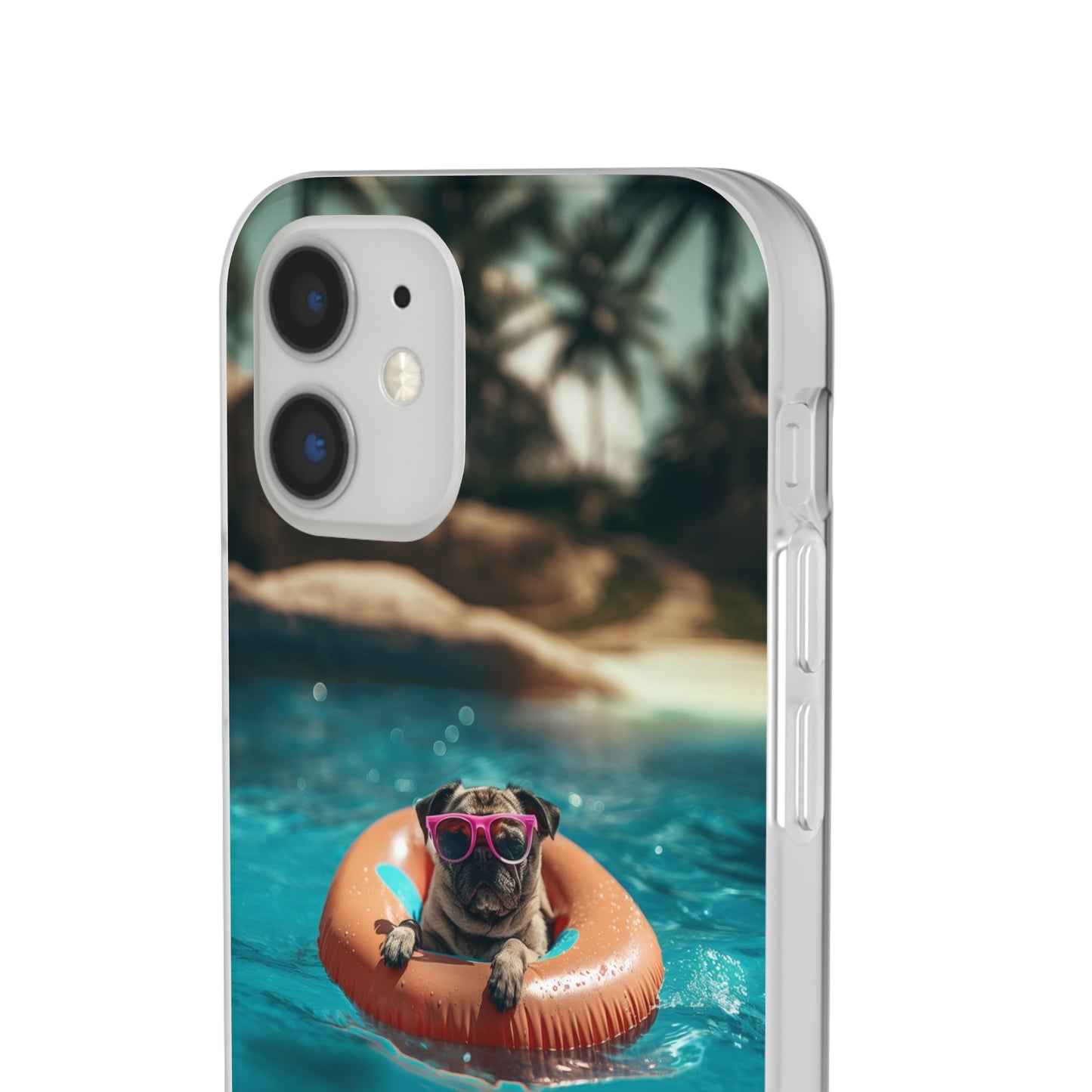 Pug Summer iPhone & Samsung Flexi Cases