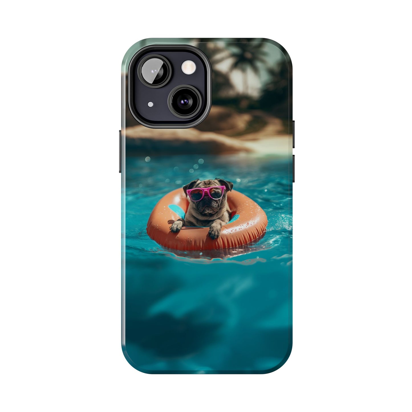 Pug Summer Tough iPhone & Samsung Cases