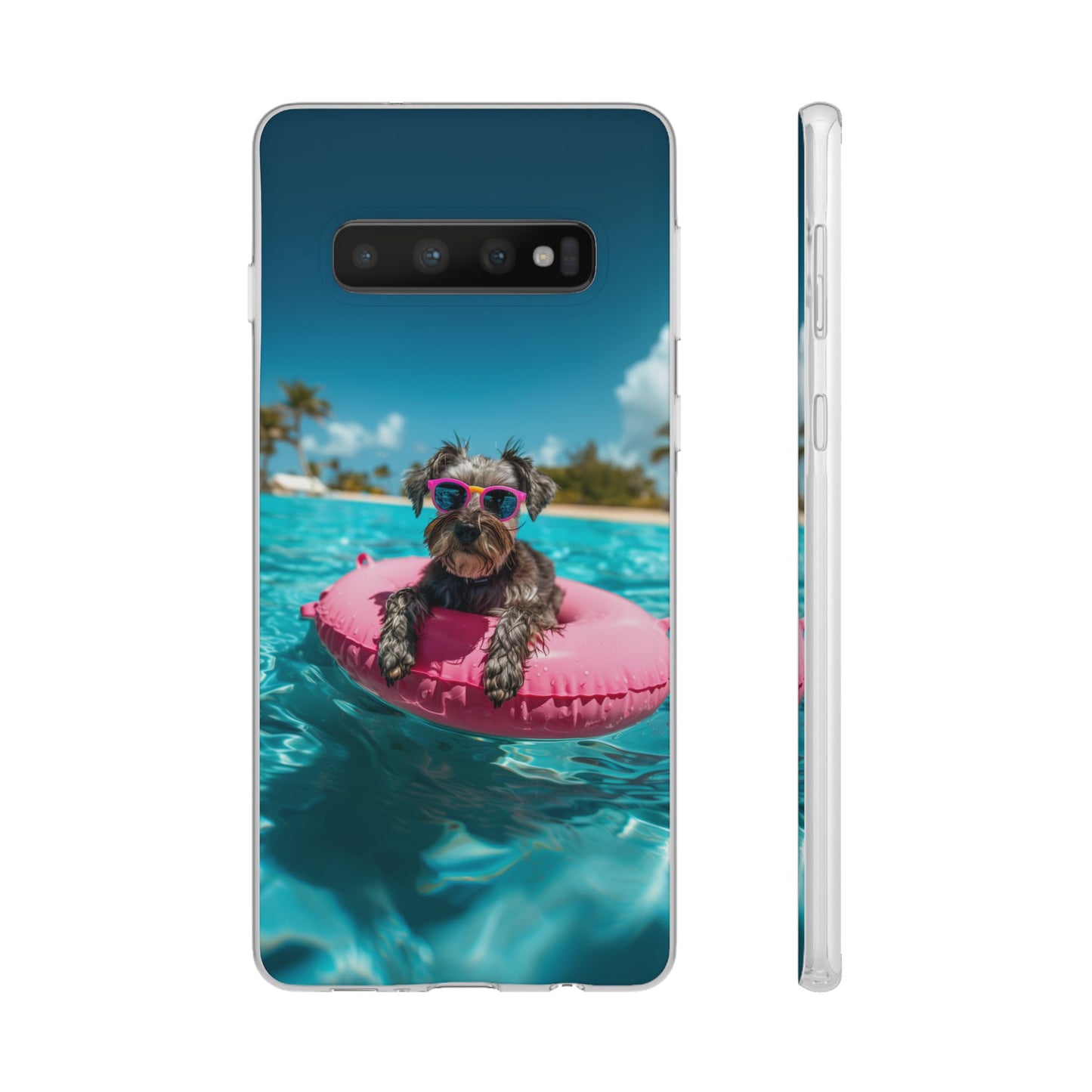 Aruba Schnauzer Summer Beach iPhone & Samsung Flexi Cases