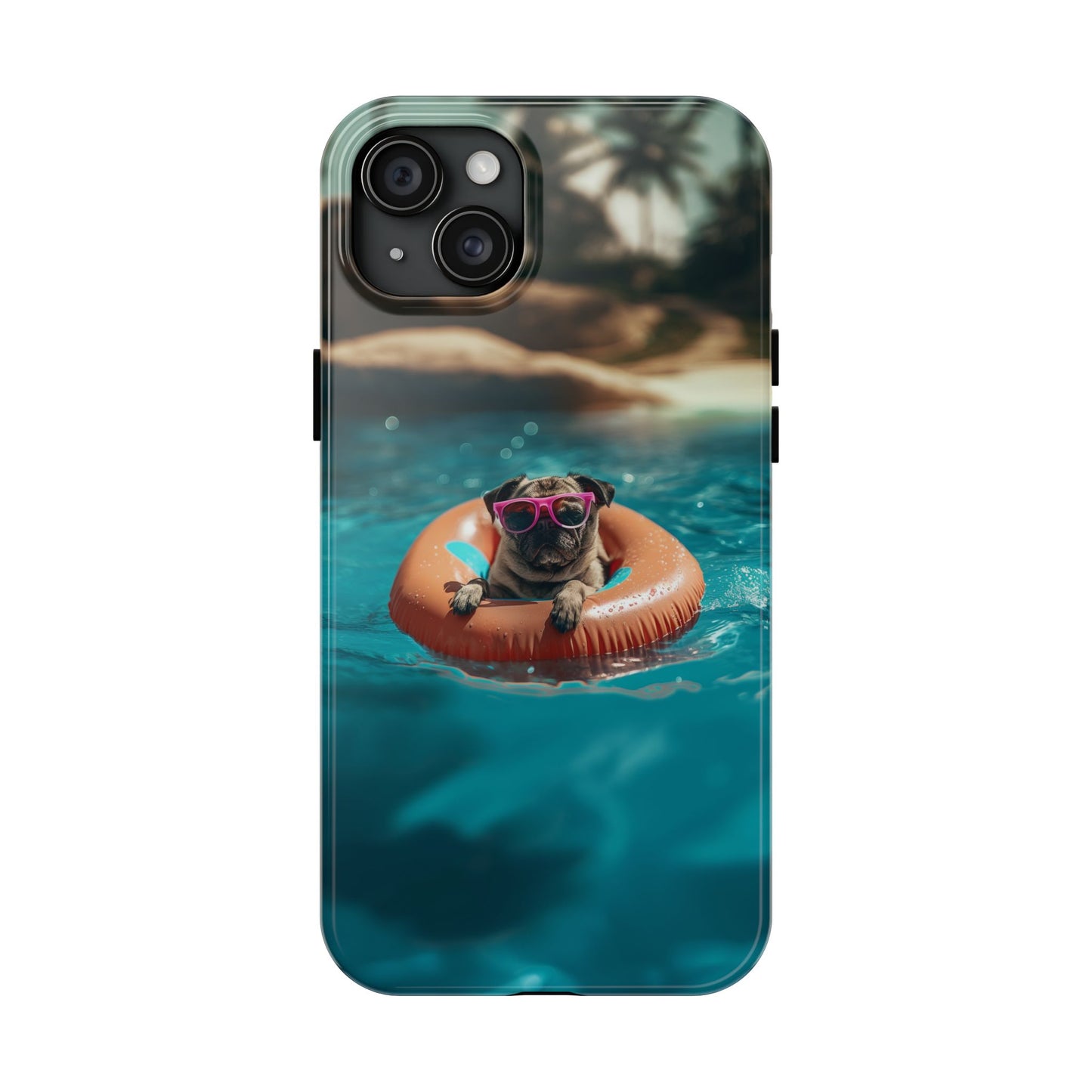 Pug Summer Tough iPhone & Samsung Cases