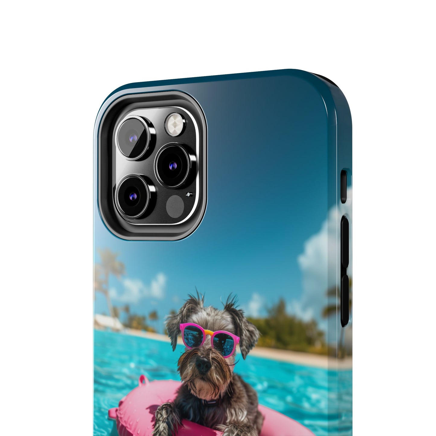 Schnauzer Summer Beach Tough iPhone & Samsung Cases