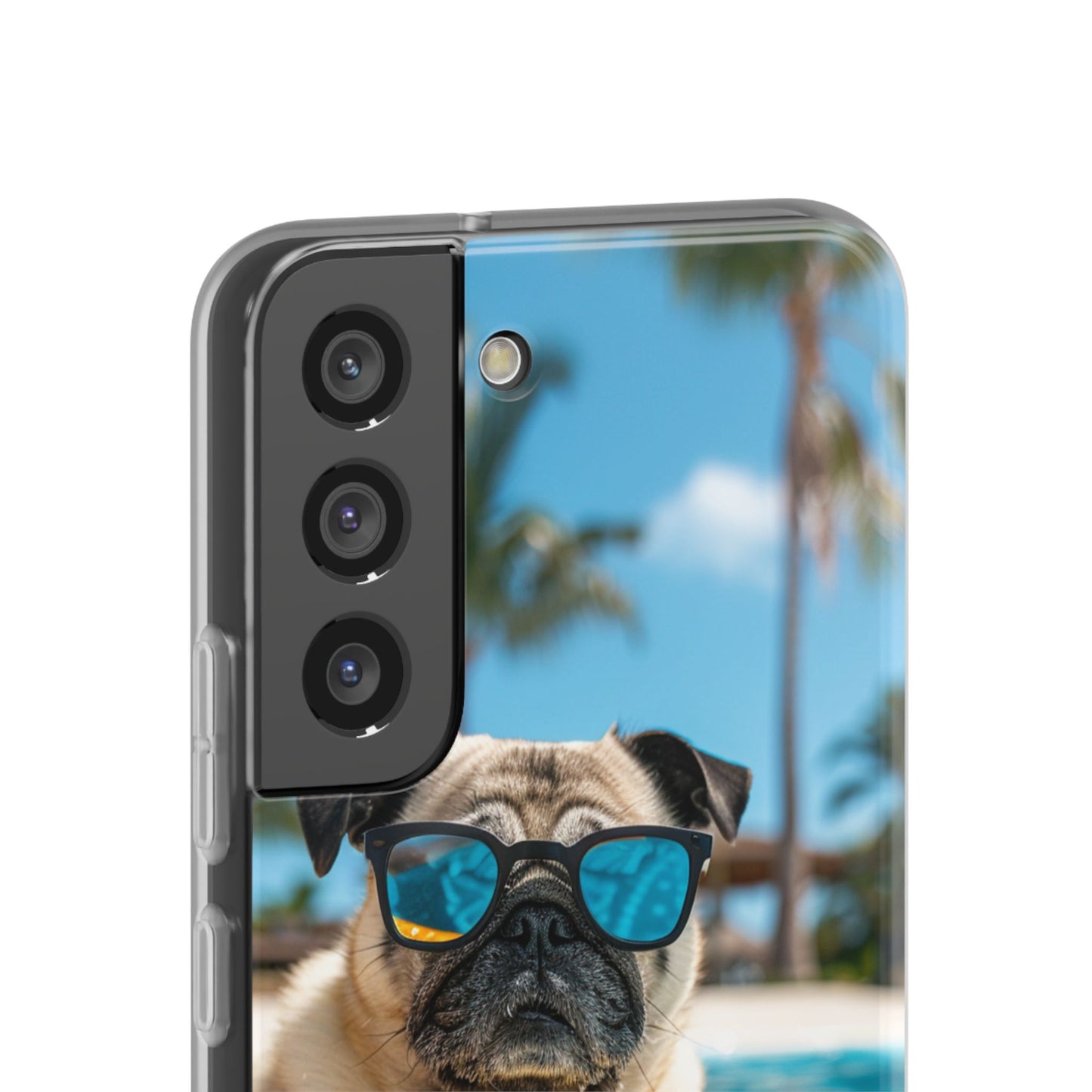 Aruba Pug Summer Option #2 iPhone & Samsung Flexi Cases
